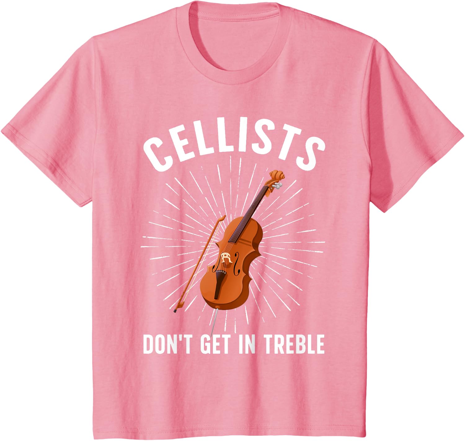 Best Cello Player Art for Men Women Kids Cello Lover Cellist T-Shirt