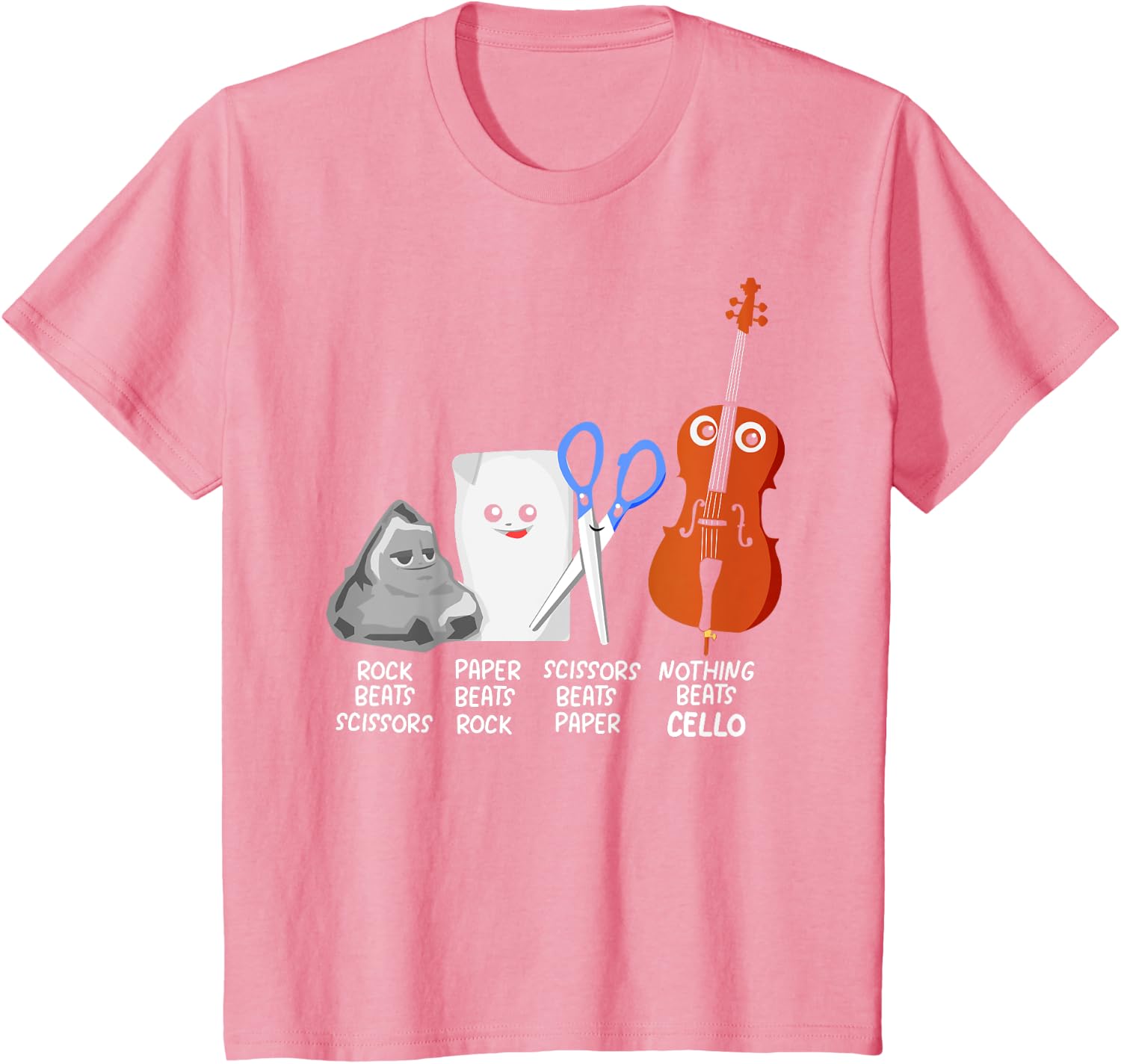 Nothing Beats Cello Quote Shirt Funny Cellist Gift Kids T-Shirt