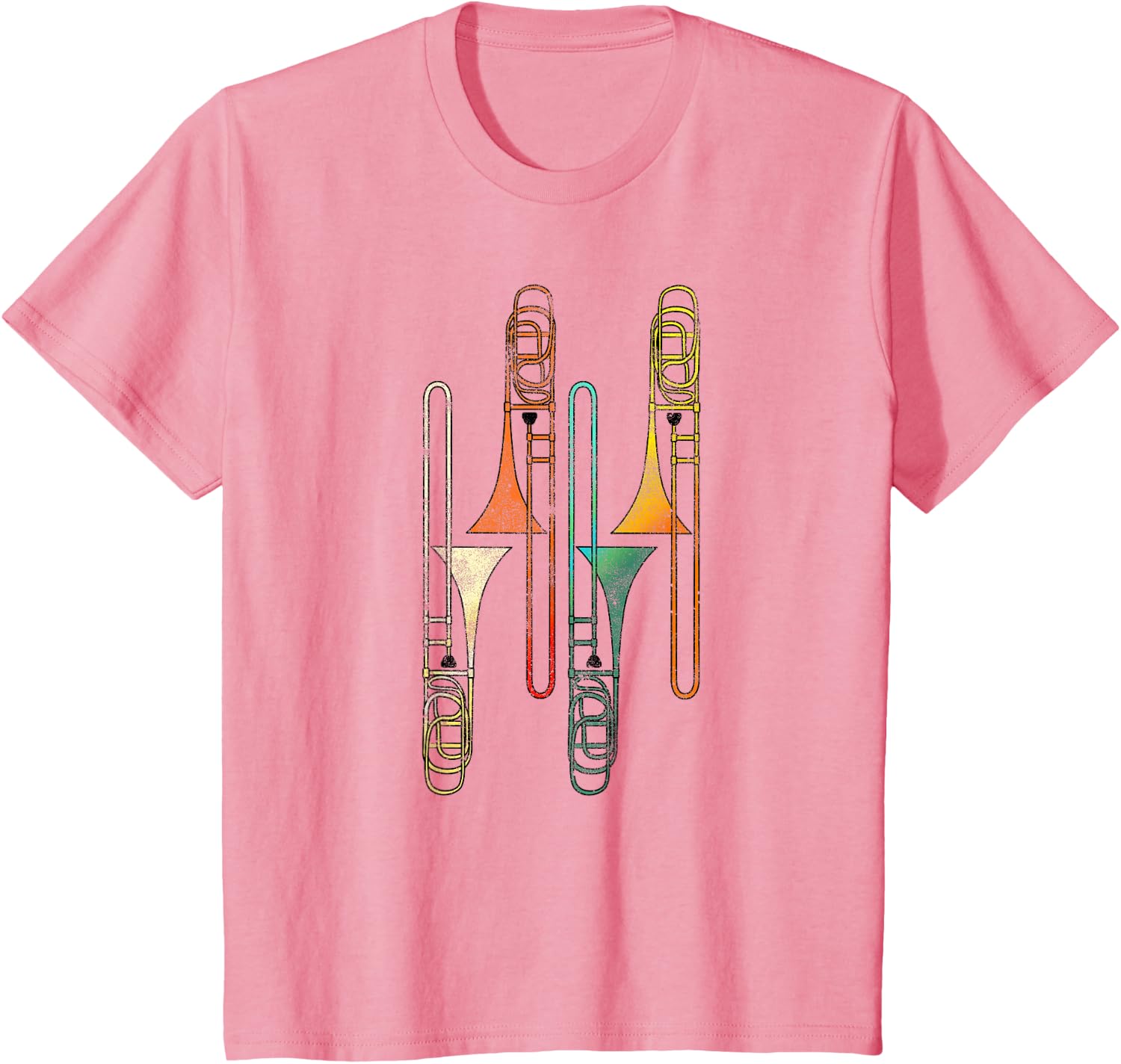 Retro Trombone - Jazz T-Shirt