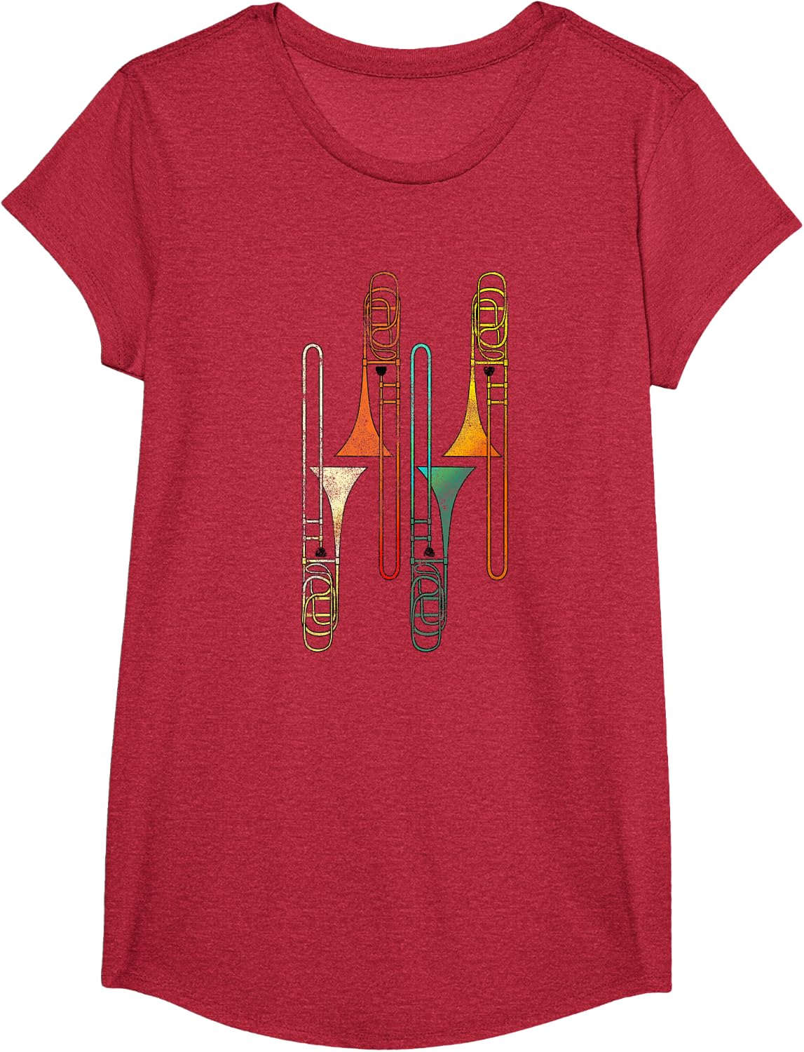 Retro Trombone - Jazz T-Shirt
