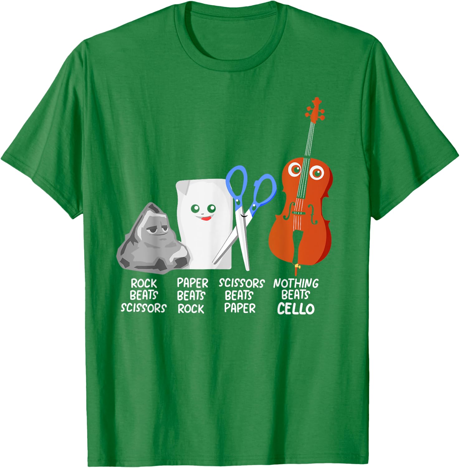 Nothing Beats Cello Quote Shirt Funny Cellist Gift Kids T-Shirt
