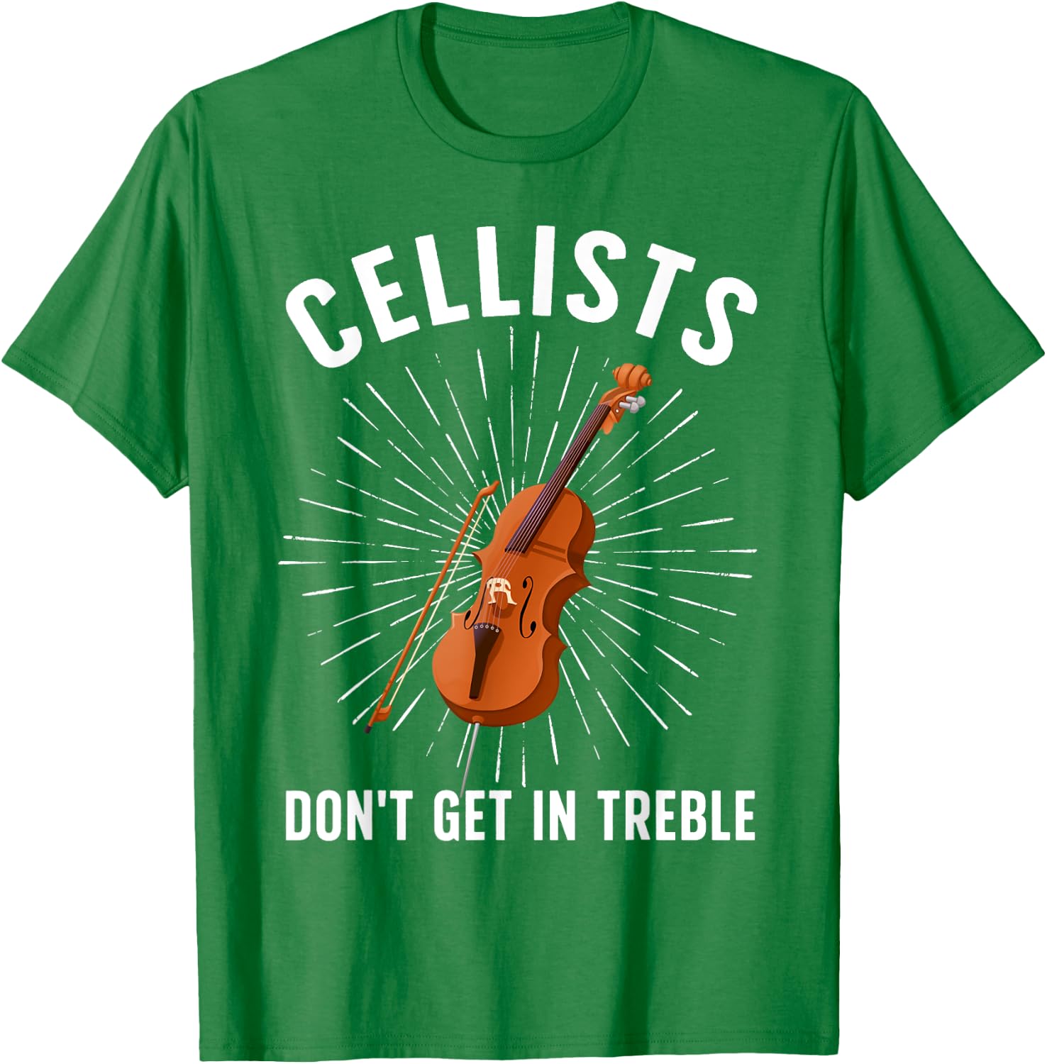 Best Cello Player Art for Men Women Kids Cello Lover Cellist T-Shirt
