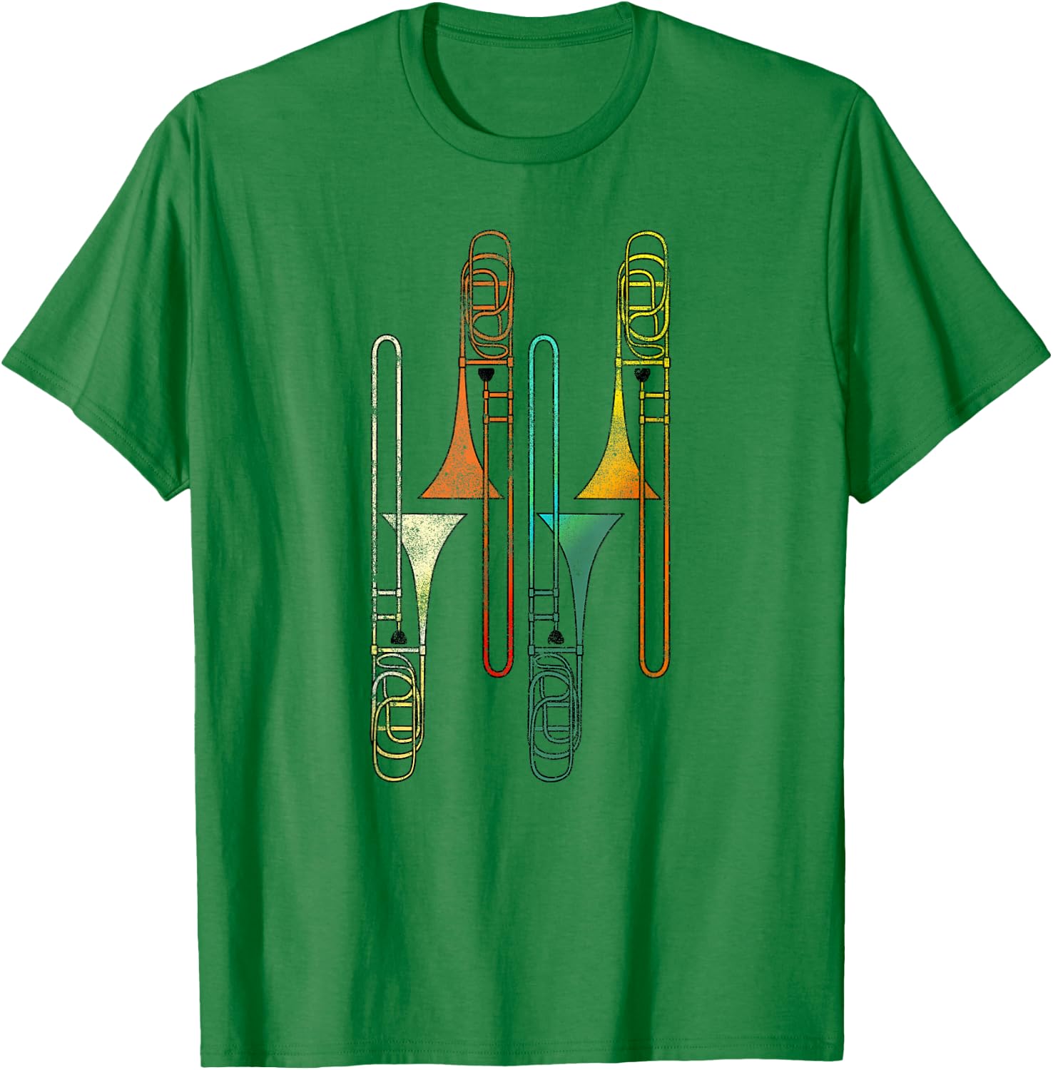 Retro Trombone - Jazz T-Shirt