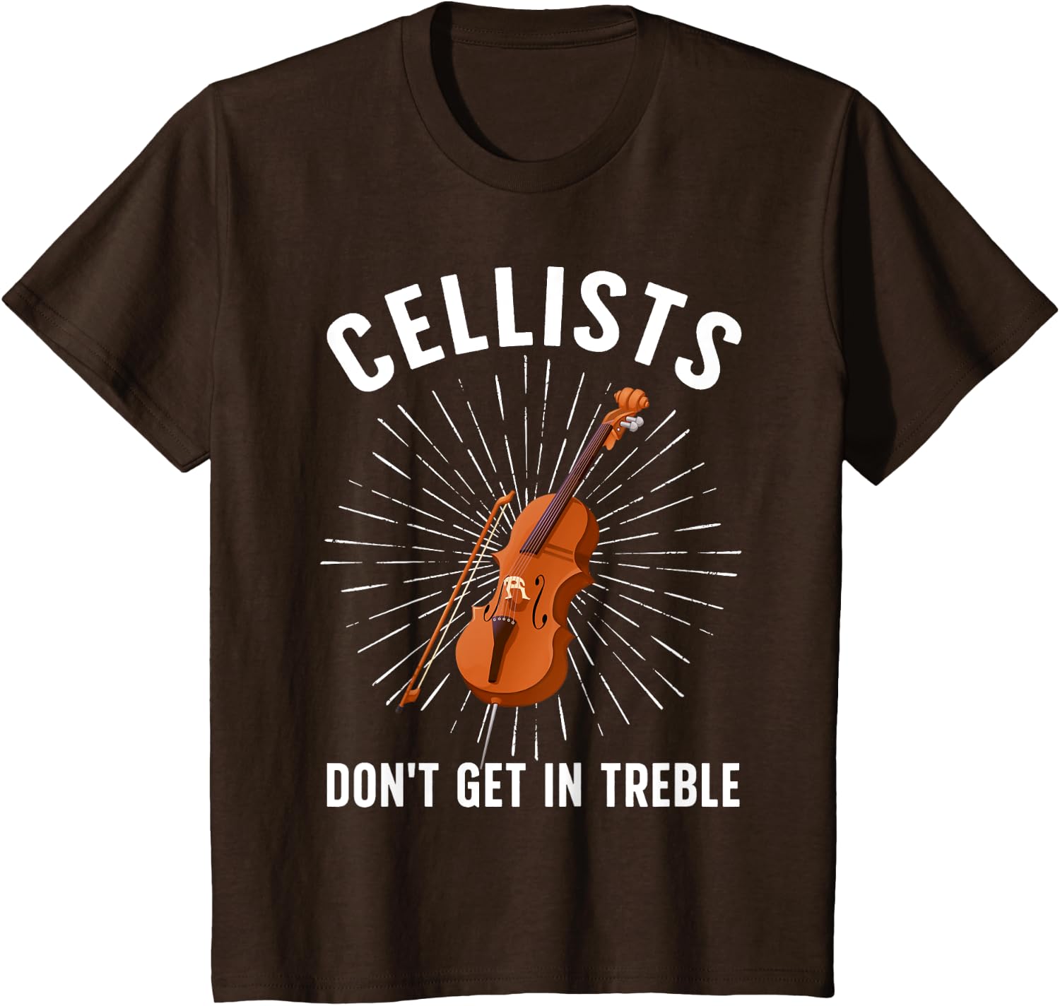 Best Cello Player Art for Men Women Kids Cello Lover Cellist T-Shirt