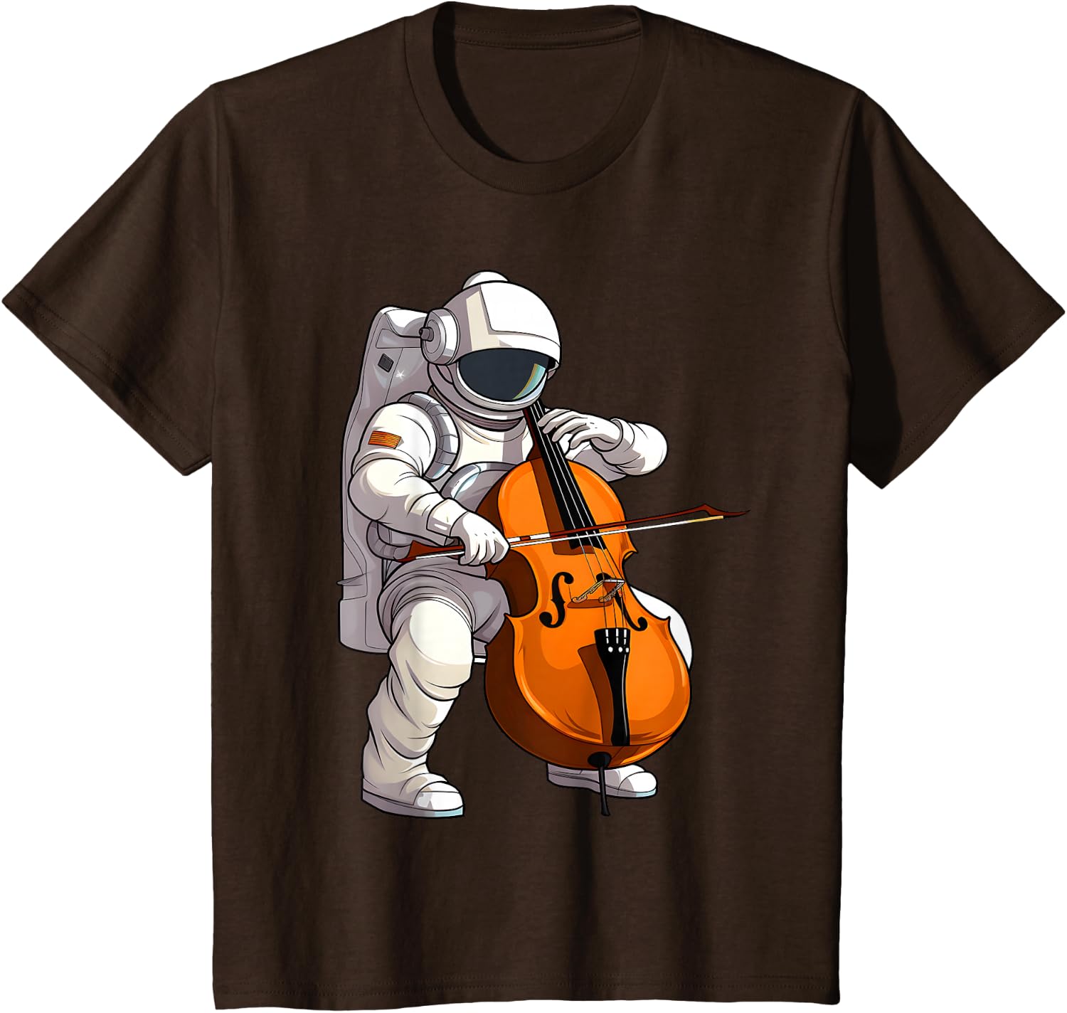 Cool Cello Art Cellist Music Cello Player Astronaut Design T-Shirt