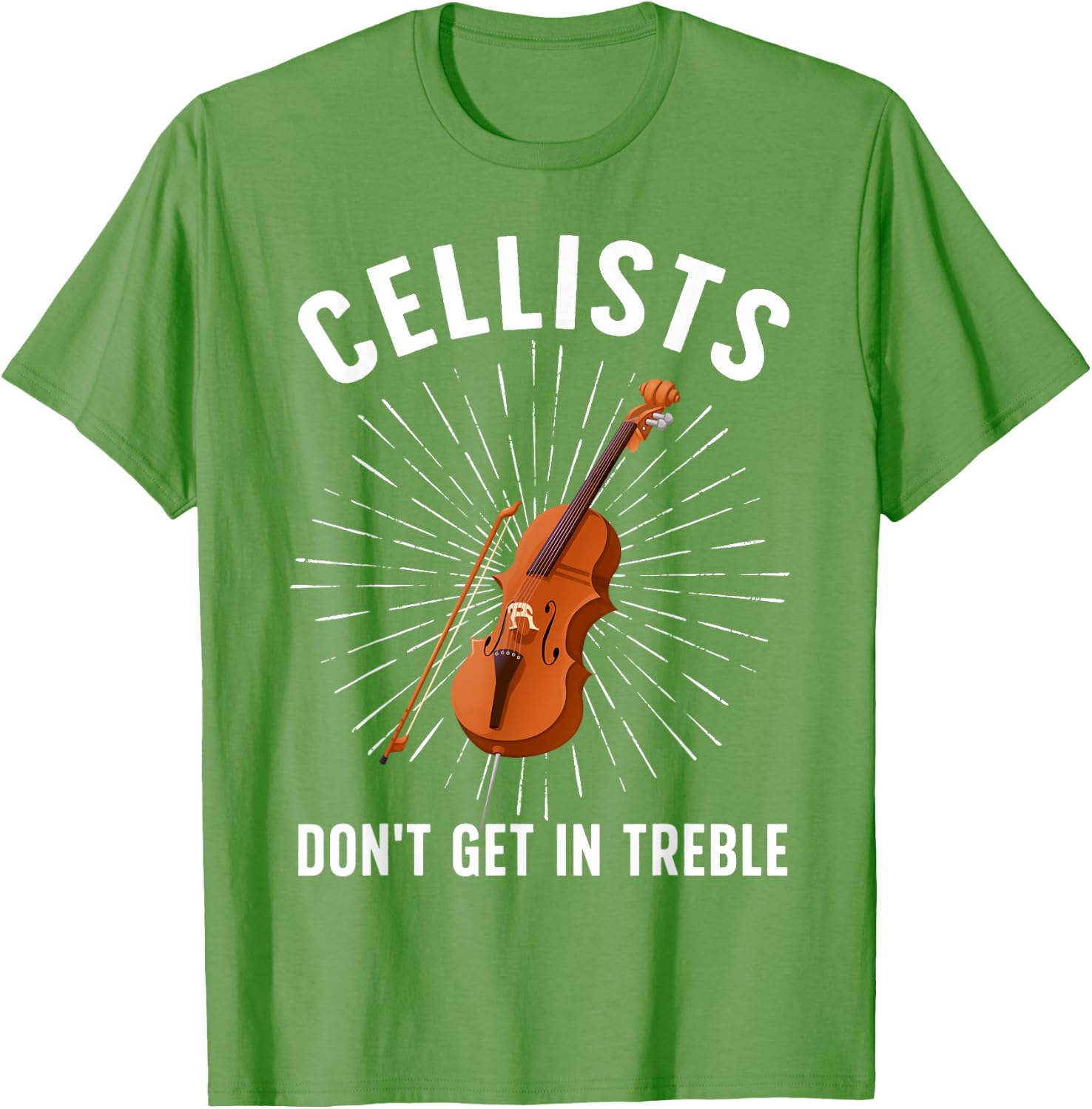 Best Cello Player Art for Men Women Kids Cello Lover Cellist T-Shirt