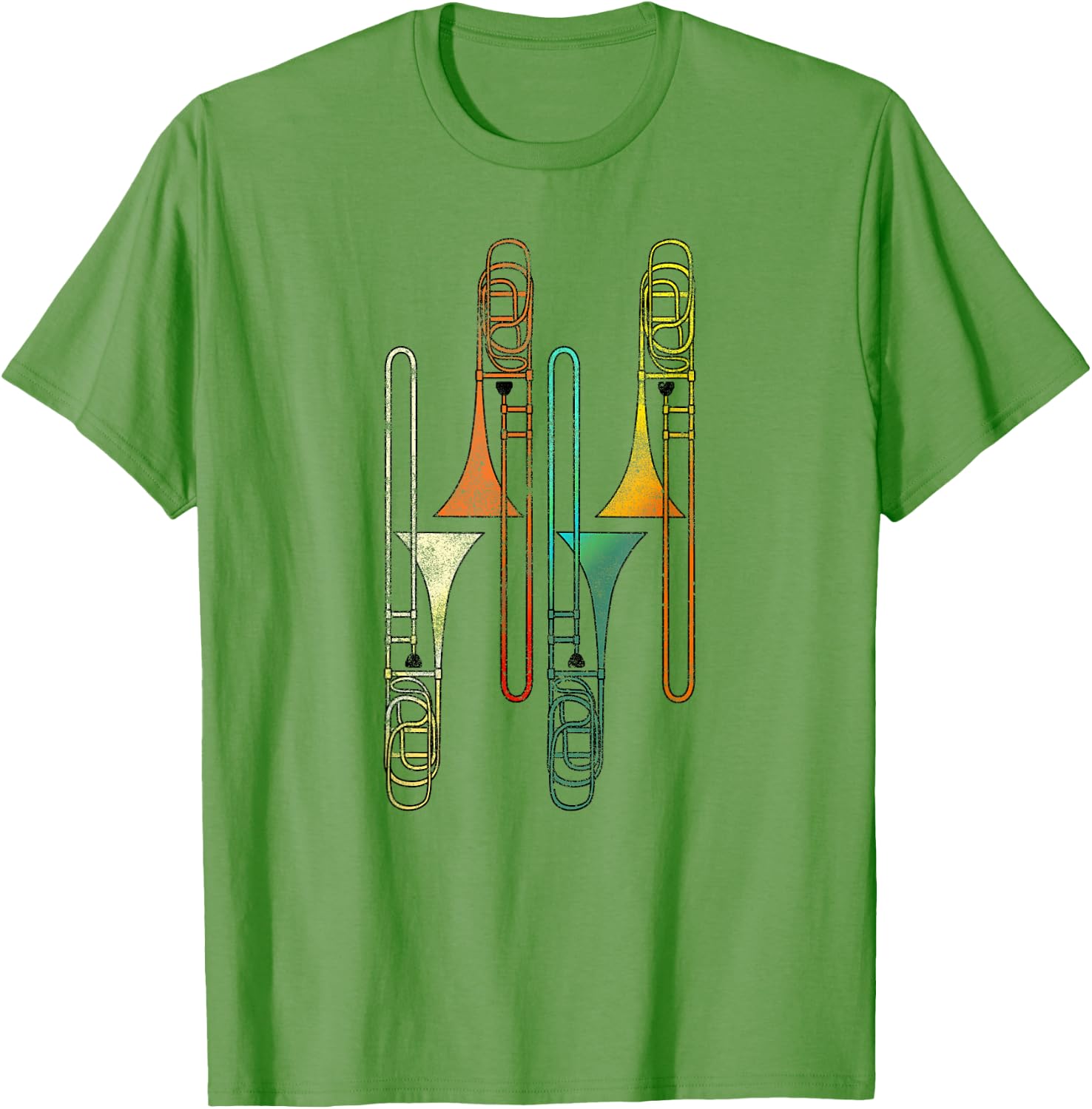 Retro Trombone - Jazz T-Shirt