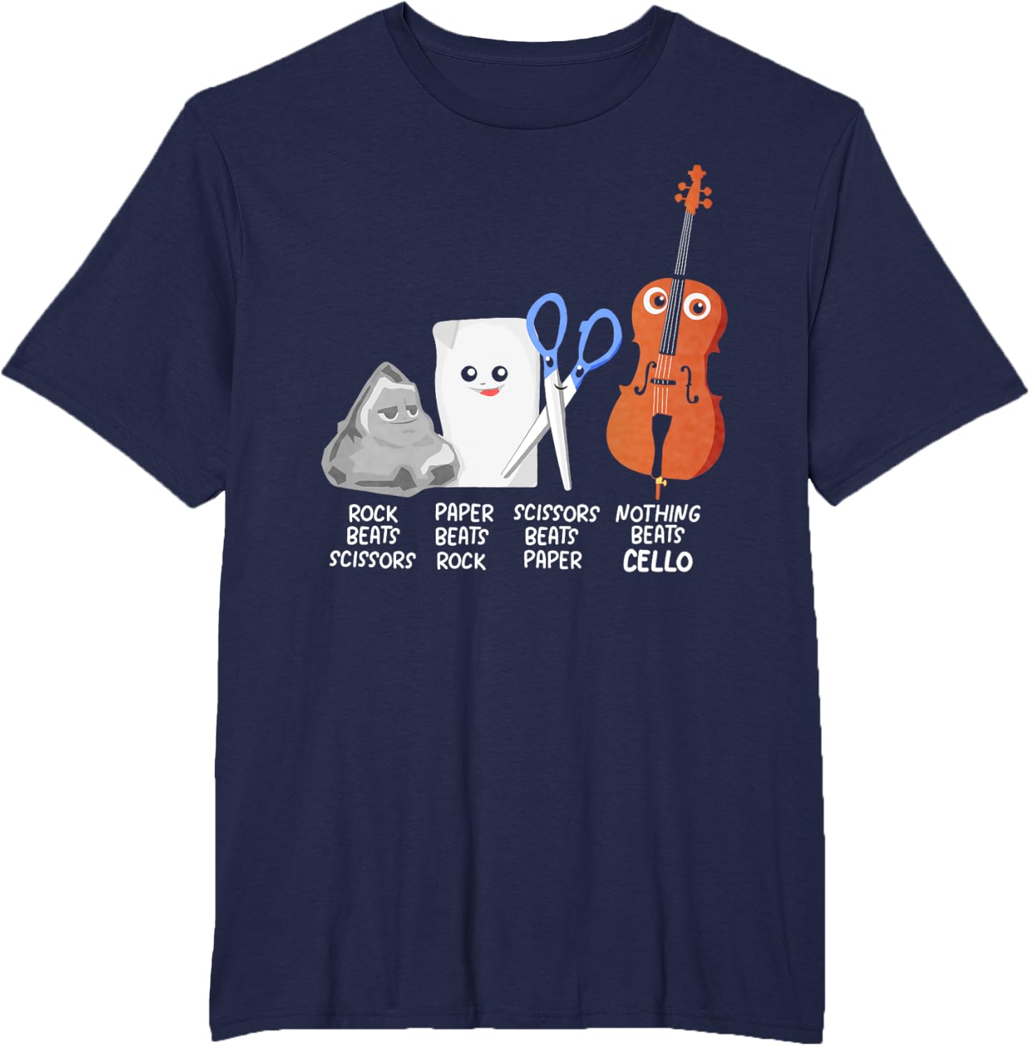 Nothing Beats Cello Quote Shirt Funny Cellist Gift Kids T-Shirt