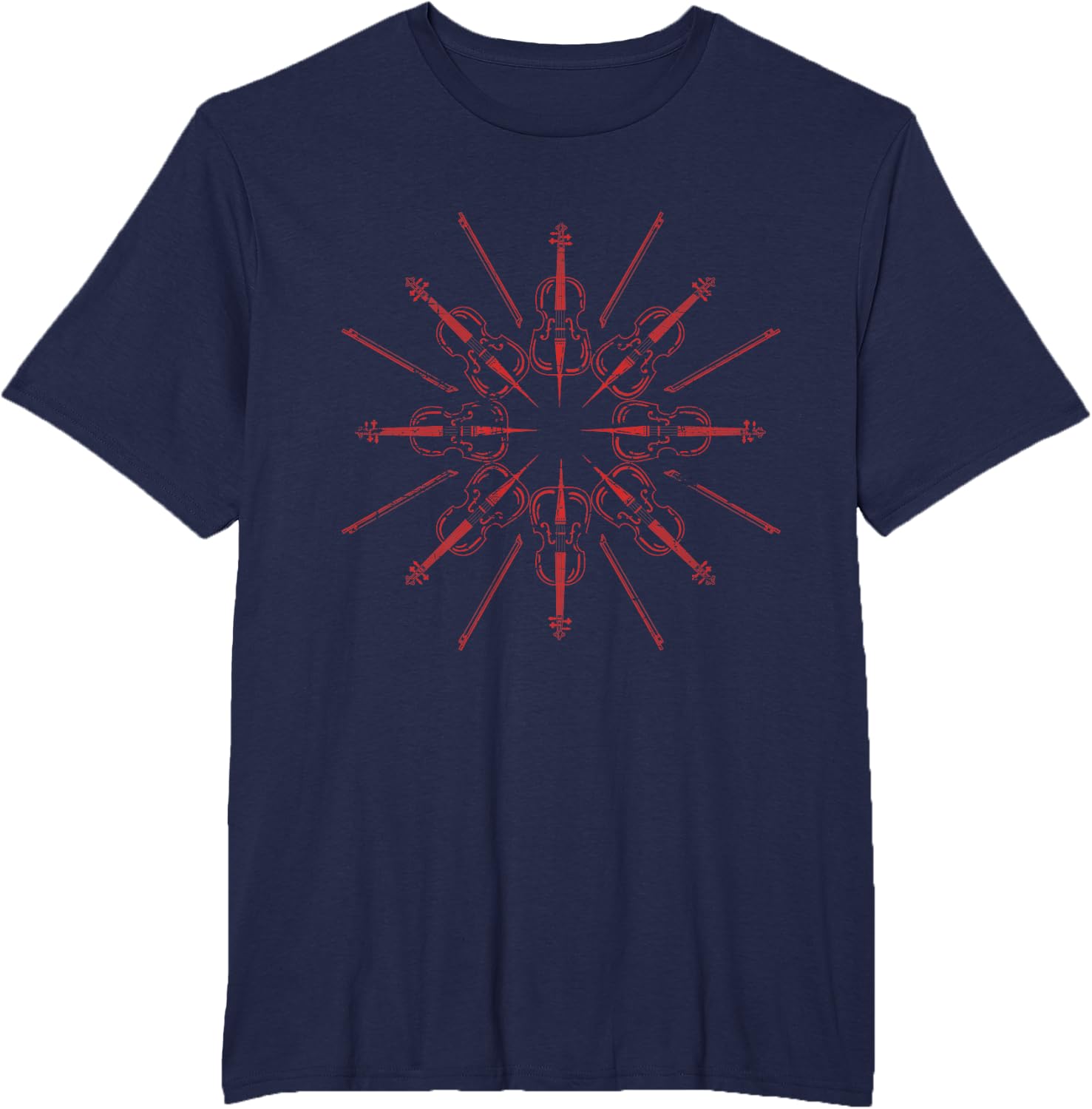 Cellists Music Gift Christmas Snowflake Cello T-Shirt