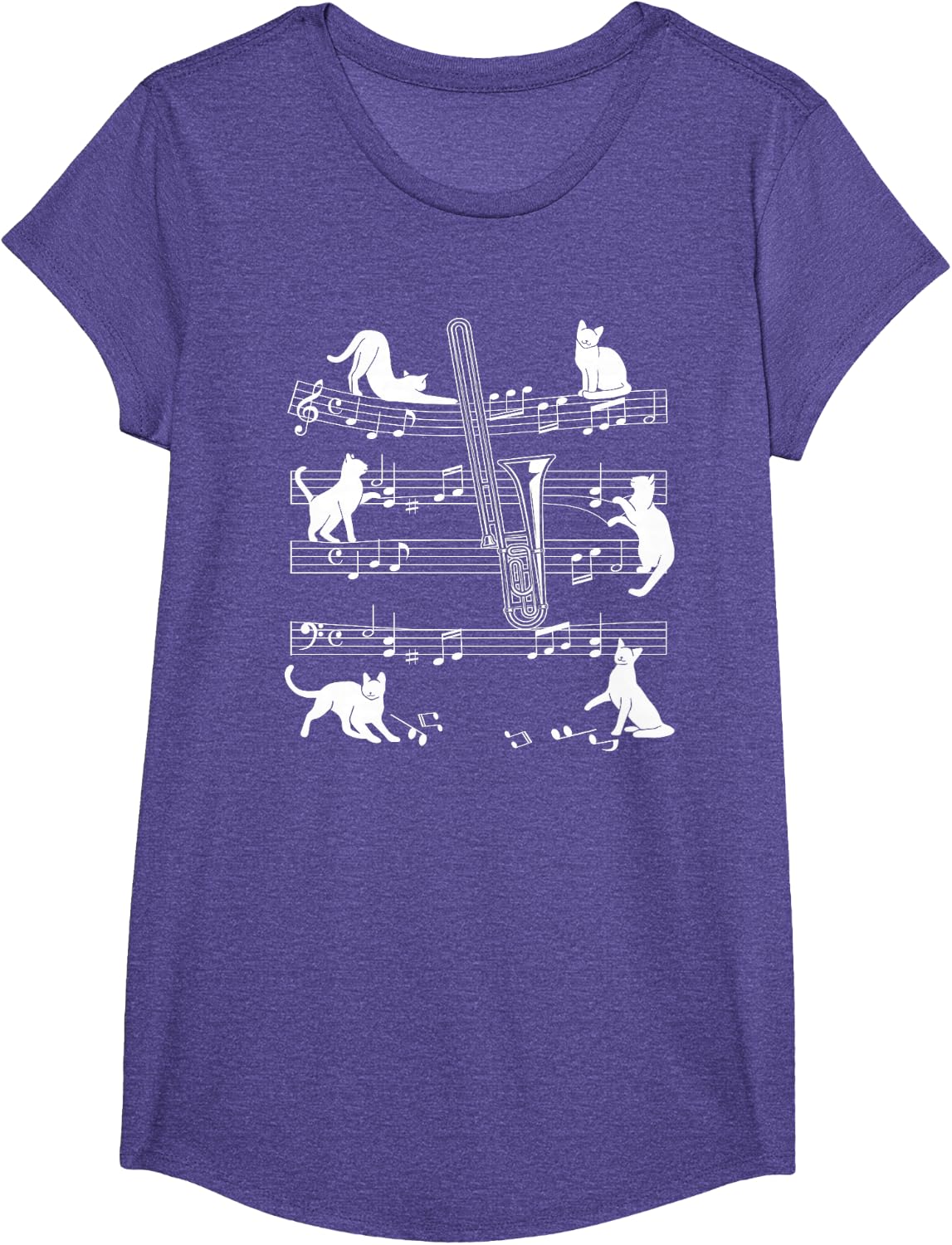 Trombonist Cats for Cat Loving Trombone Players T-Shirt