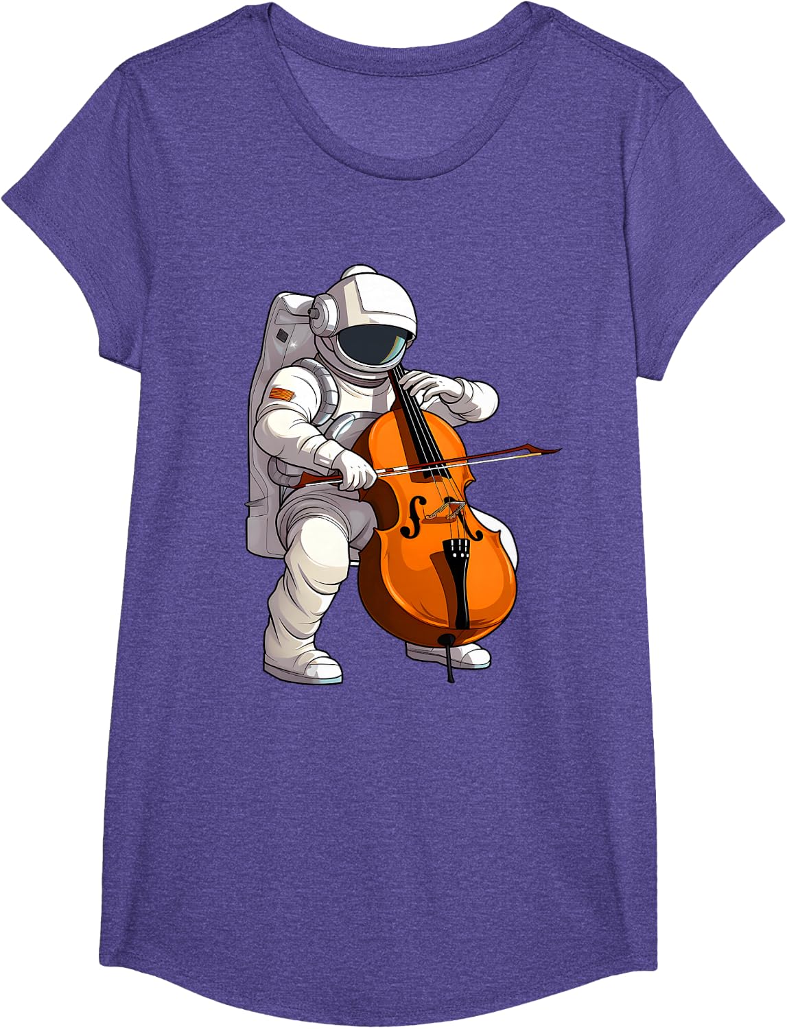 Cool Cello Art Cellist Music Cello Player Astronaut Design T-Shirt