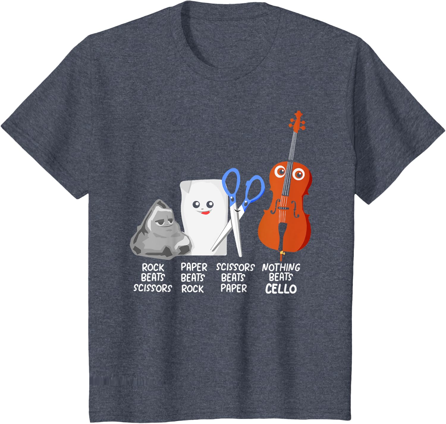 Nothing Beats Cello Quote Shirt Funny Cellist Gift Kids T-Shirt