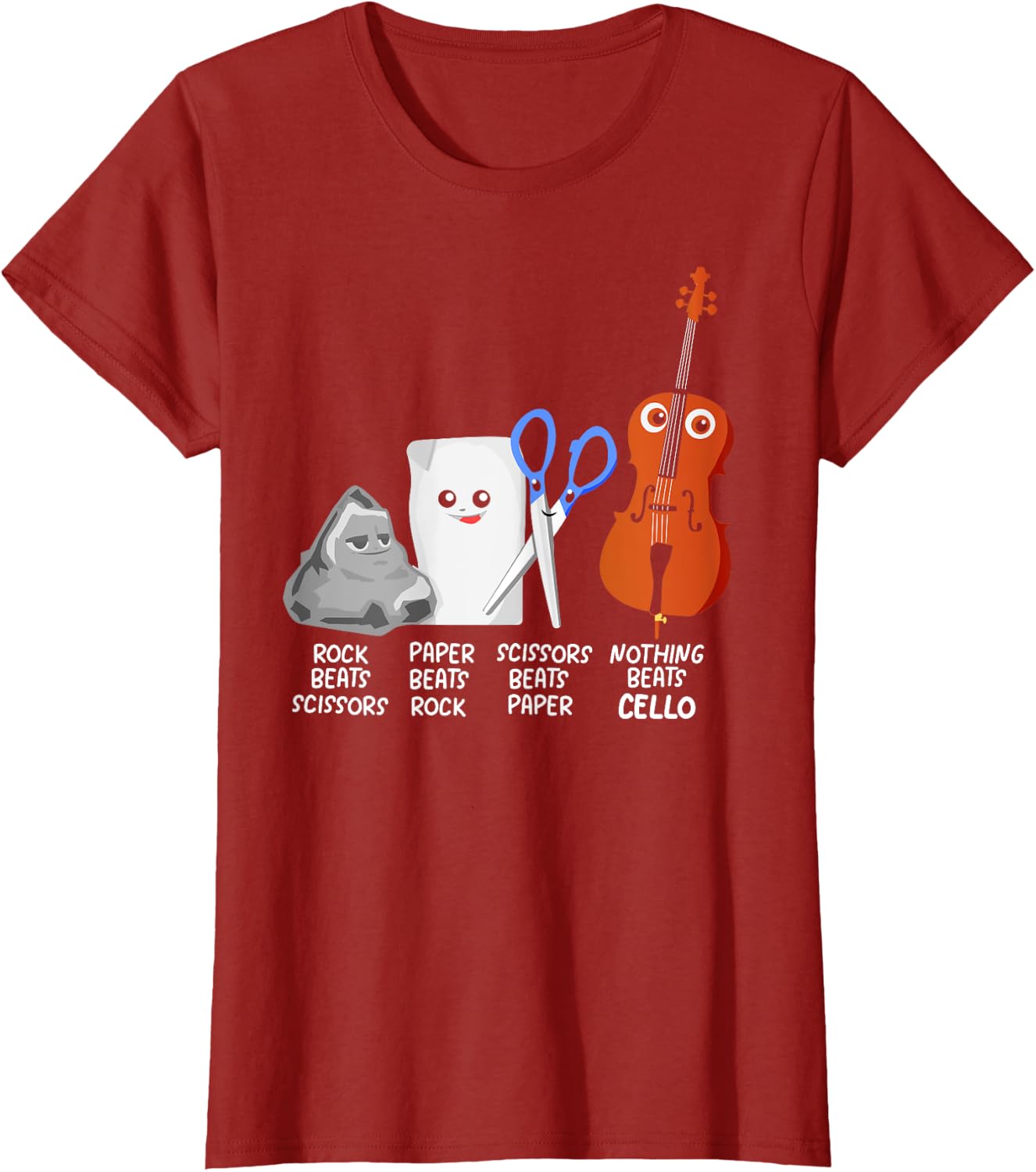 Nothing Beats Cello Quote Shirt Funny Cellist Gift Kids T-Shirt