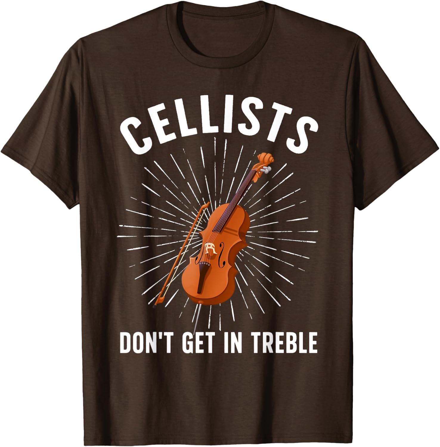Best Cello Player Art for Men Women Kids Cello Lover Cellist T-Shirt