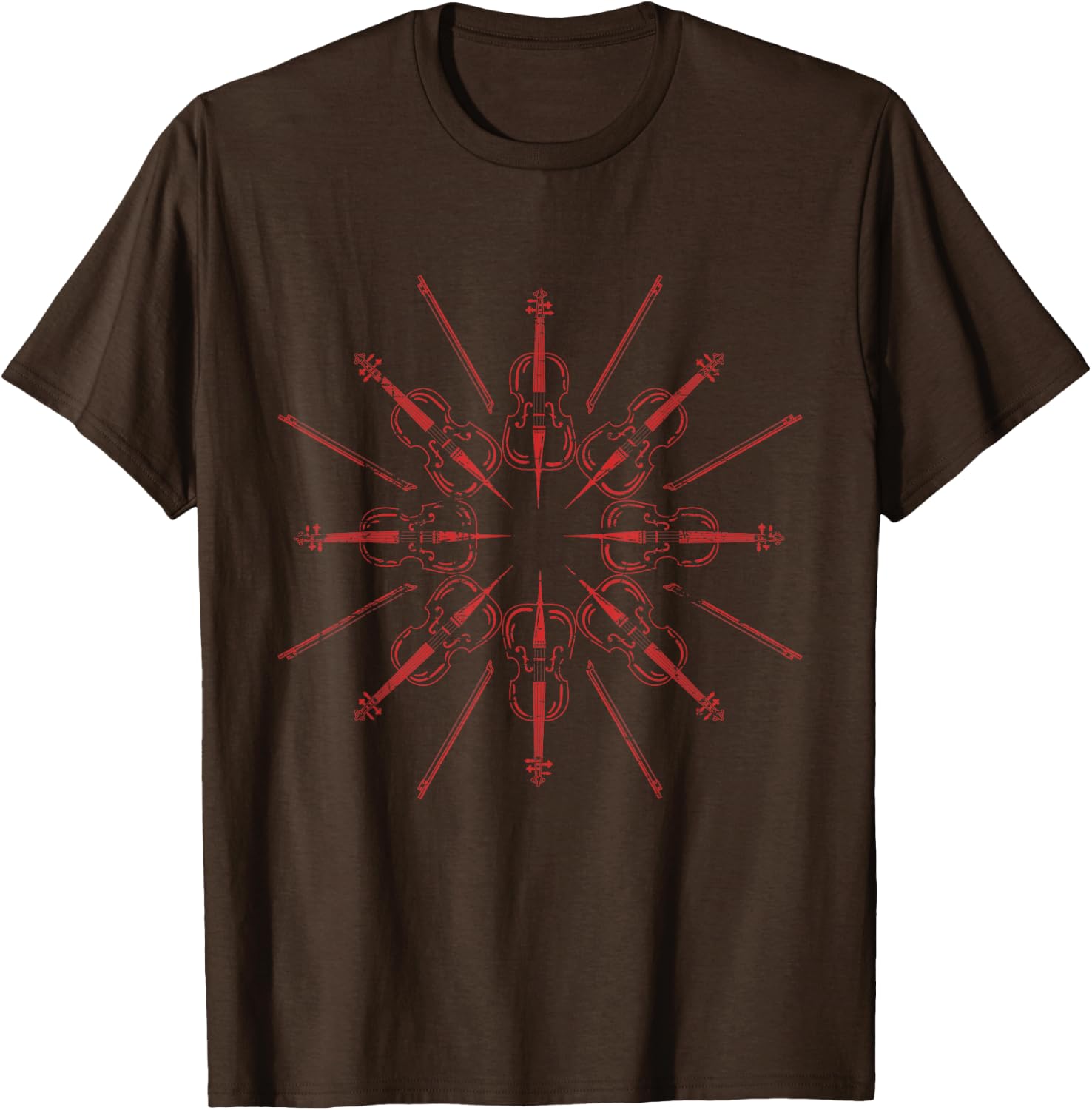 Cellists Music Gift Christmas Snowflake Cello T-Shirt