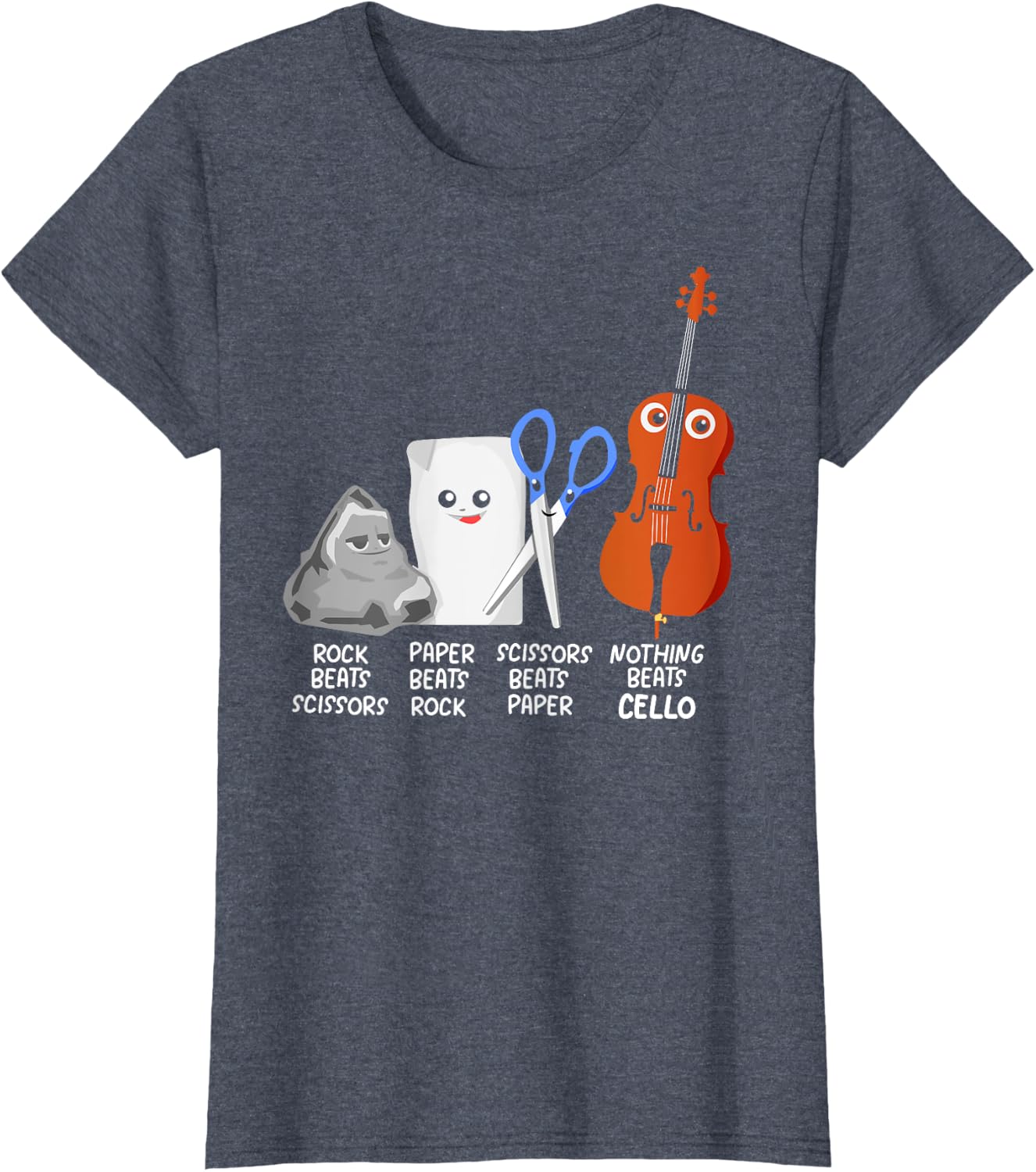 Nothing Beats Cello Quote Shirt Funny Cellist Gift Kids T-Shirt