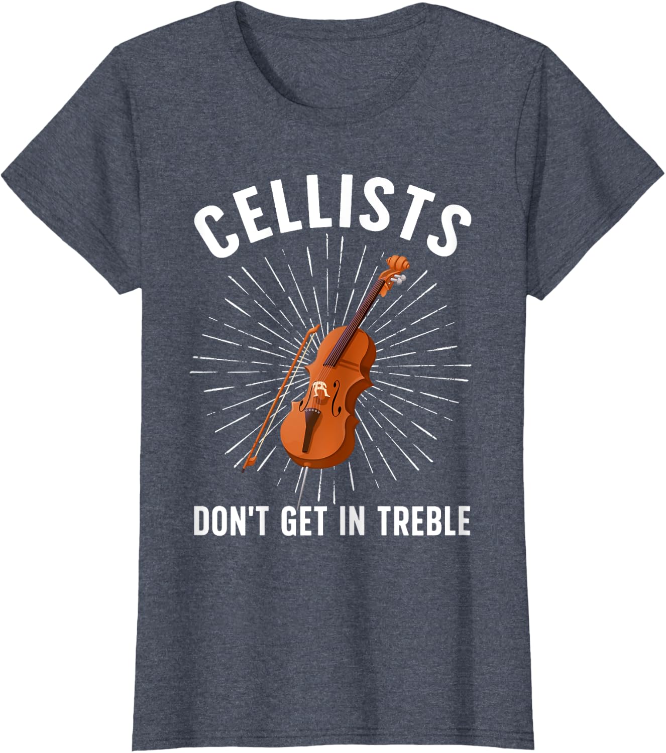 Best Cello Player Art for Men Women Kids Cello Lover Cellist T-Shirt