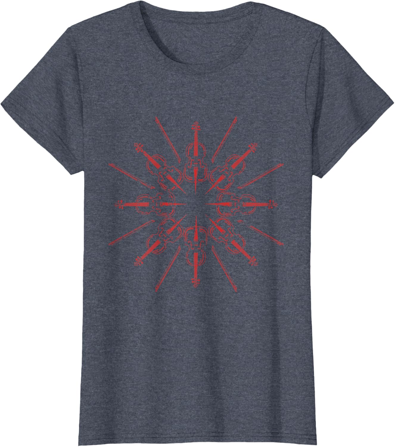 Cellists Music Gift Christmas Snowflake Cello T-Shirt
