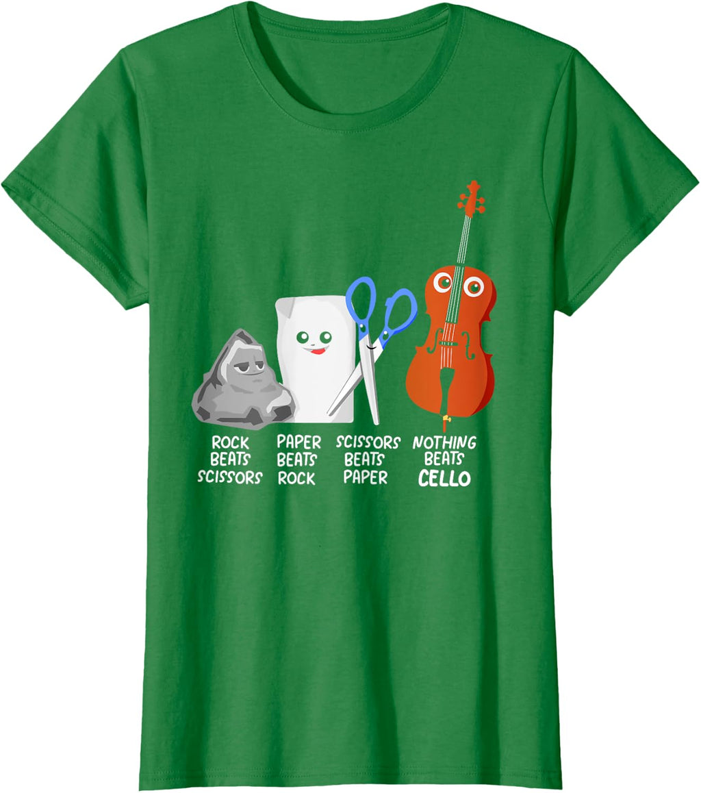 Nothing Beats Cello Quote Shirt Funny Cellist Gift Kids T-Shirt