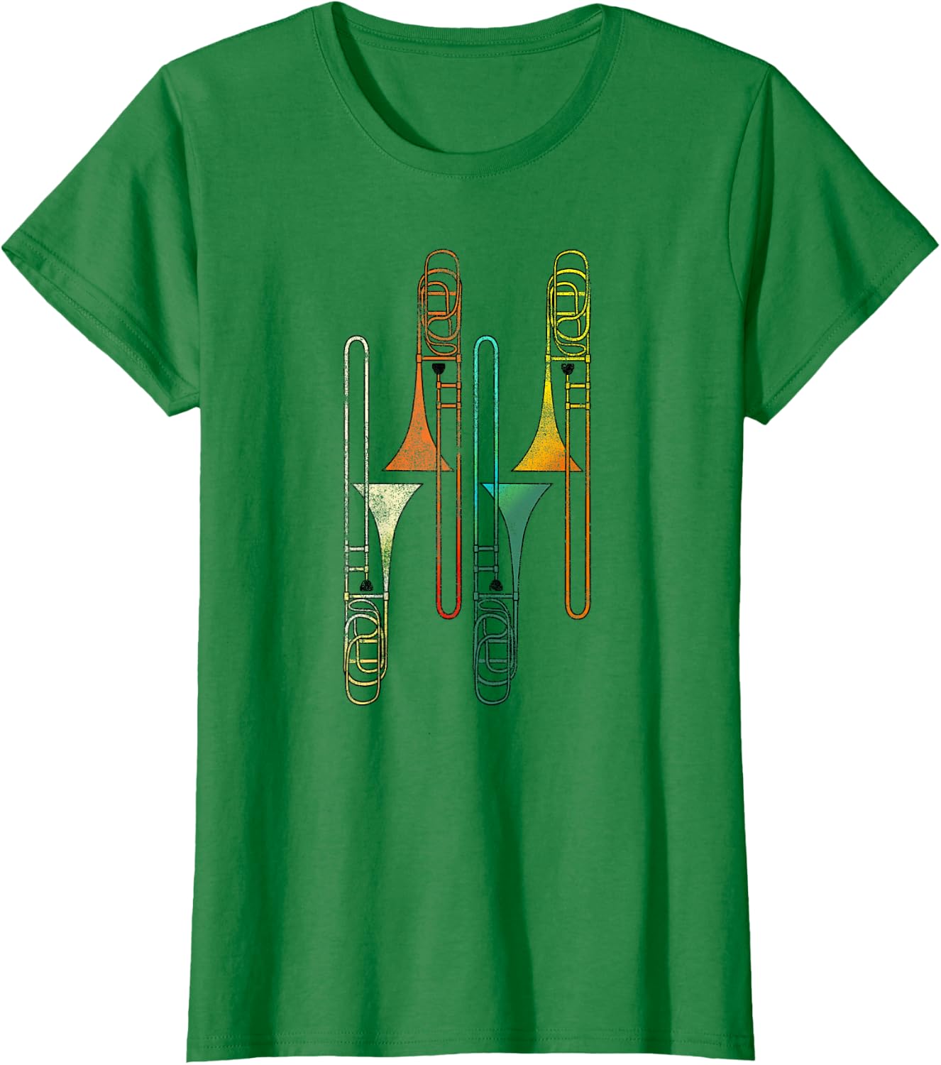 Retro Trombone - Jazz T-Shirt