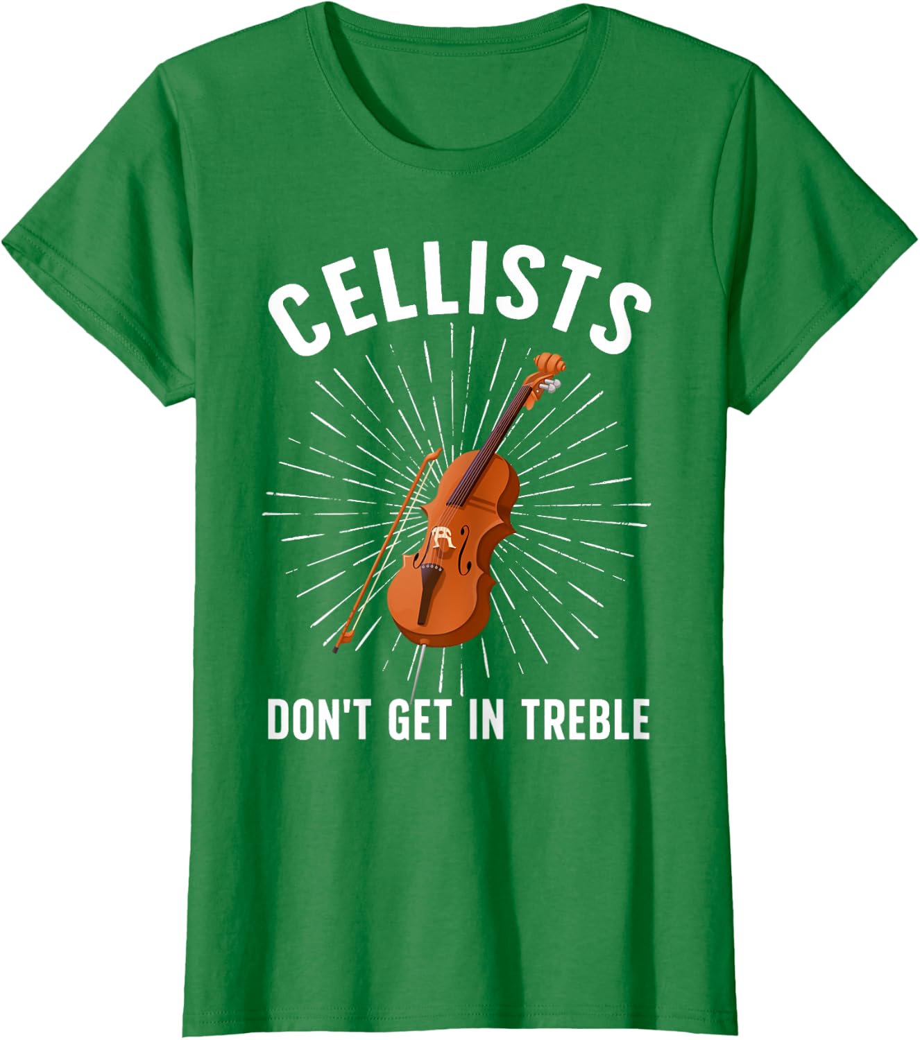 Best Cello Player Art for Men Women Kids Cello Lover Cellist T-Shirt