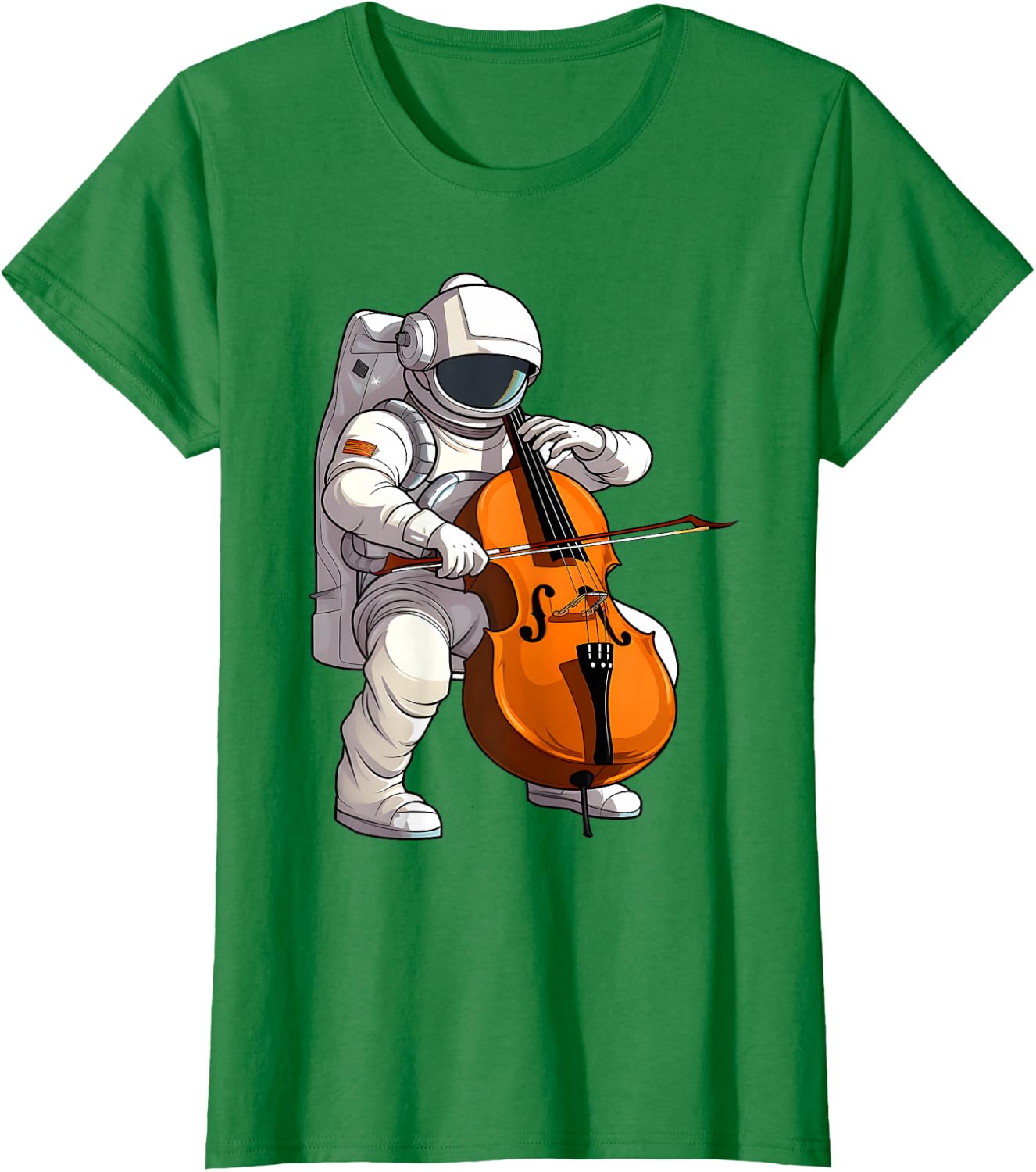 Cool Cello Art Cellist Music Cello Player Astronaut Design T-Shirt