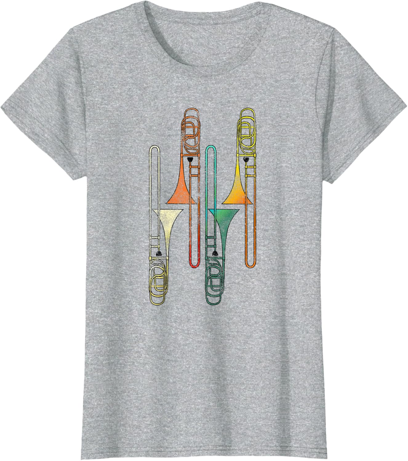 Retro Trombone - Jazz T-Shirt