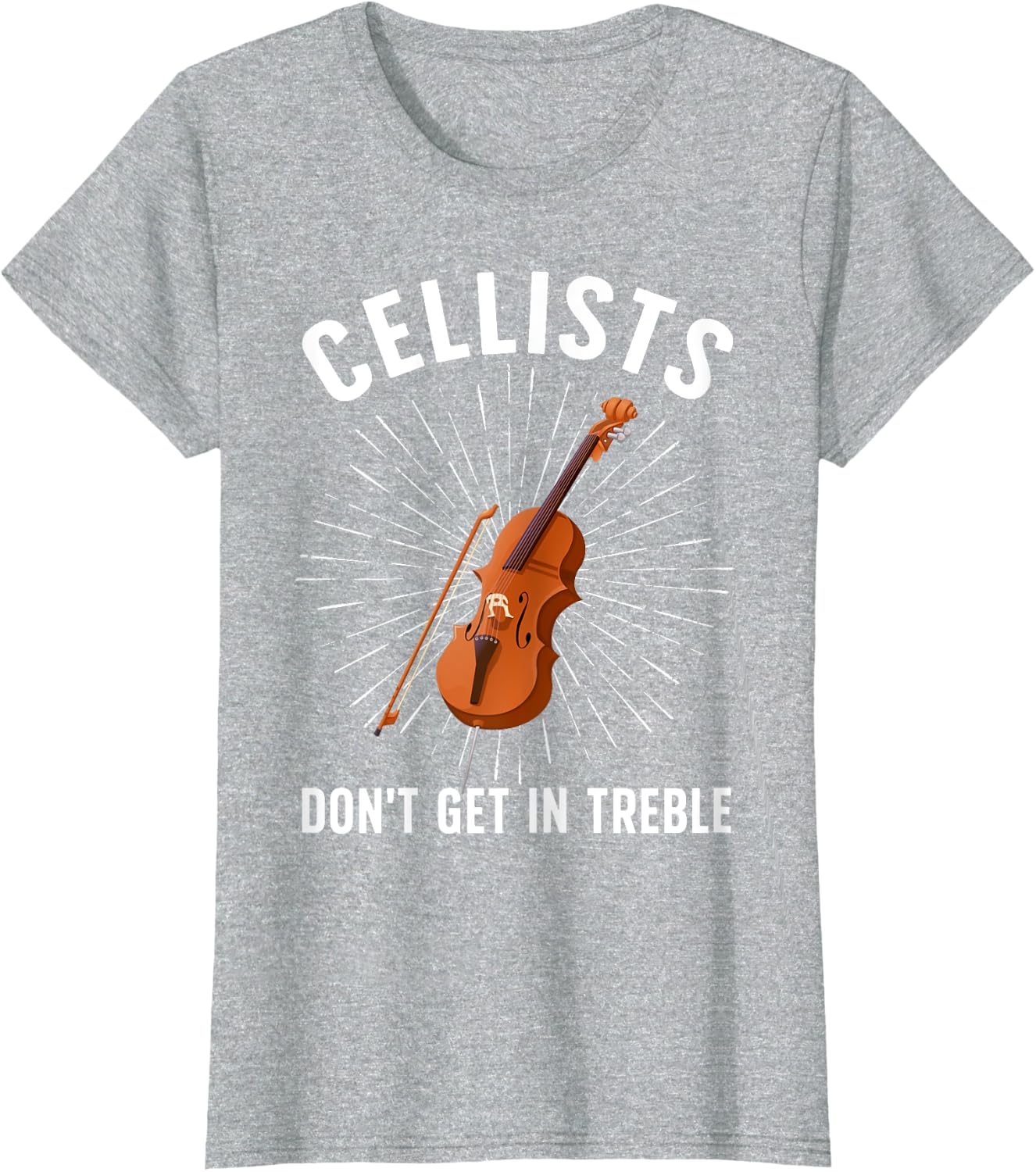 Best Cello Player Art for Men Women Kids Cello Lover Cellist T-Shirt