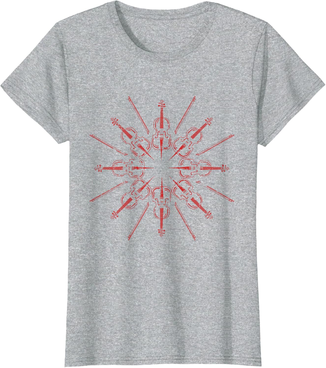 Cellists Music Gift Christmas Snowflake Cello T-Shirt
