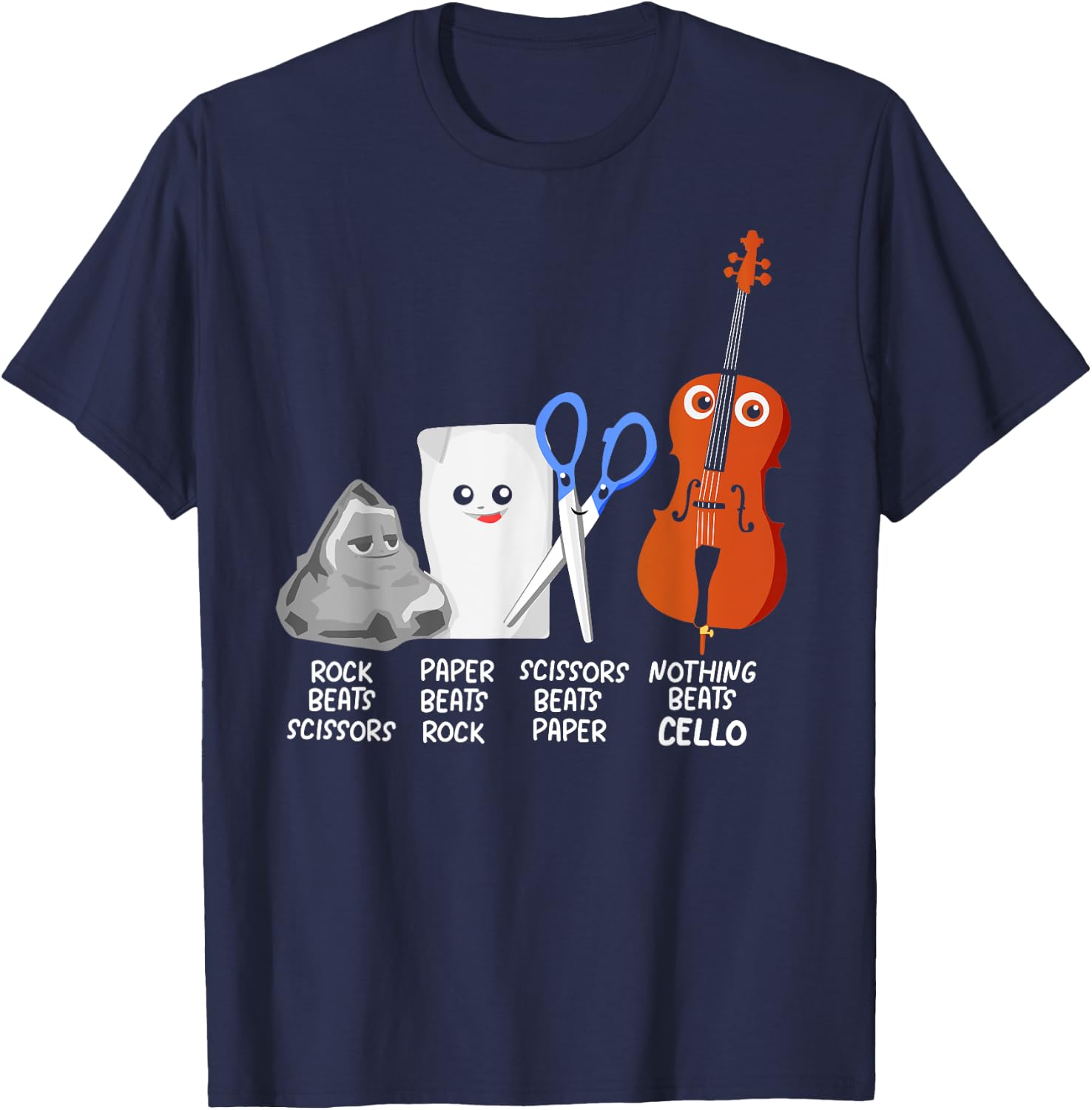 Nothing Beats Cello Quote Shirt Funny Cellist Gift Kids T-Shirt