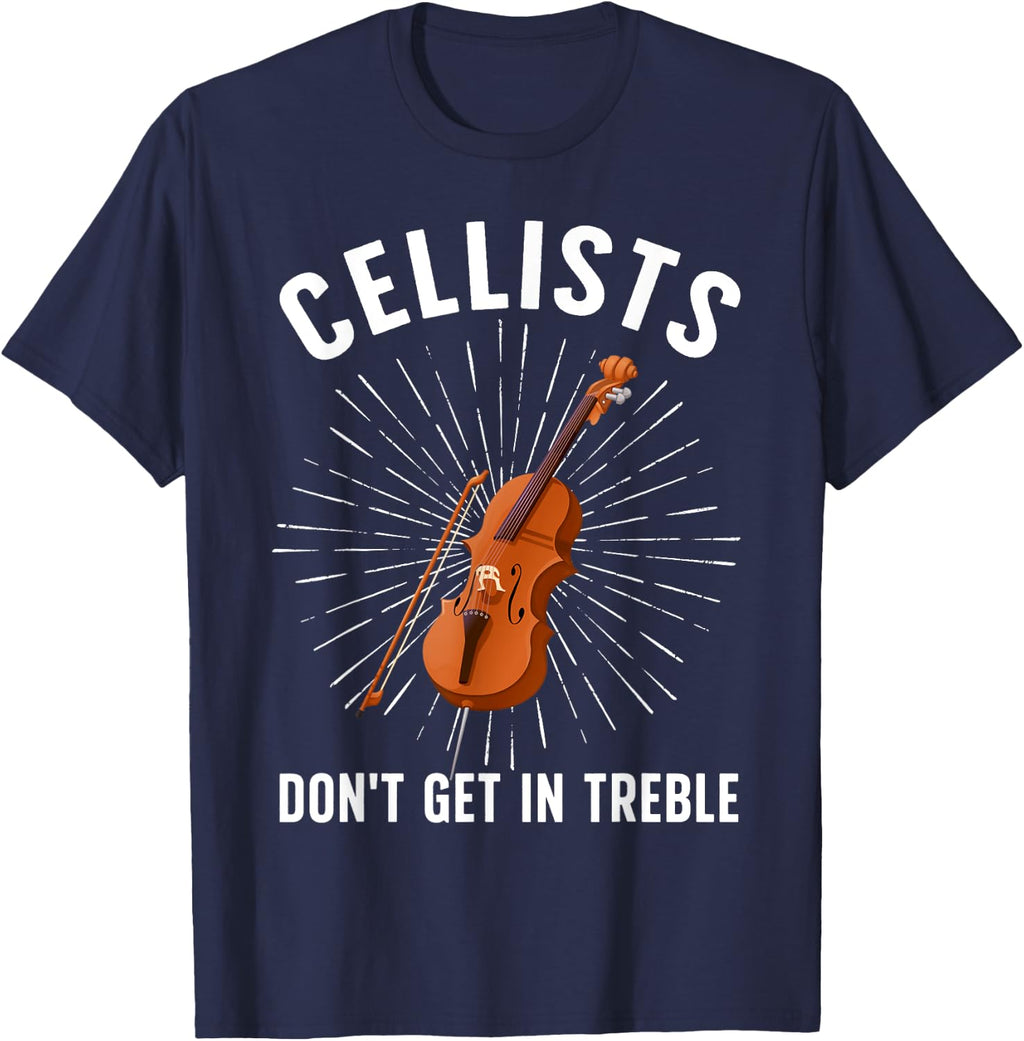 Best Cello Player Art for Men Women Kids Cello Lover Cellist T-Shirt