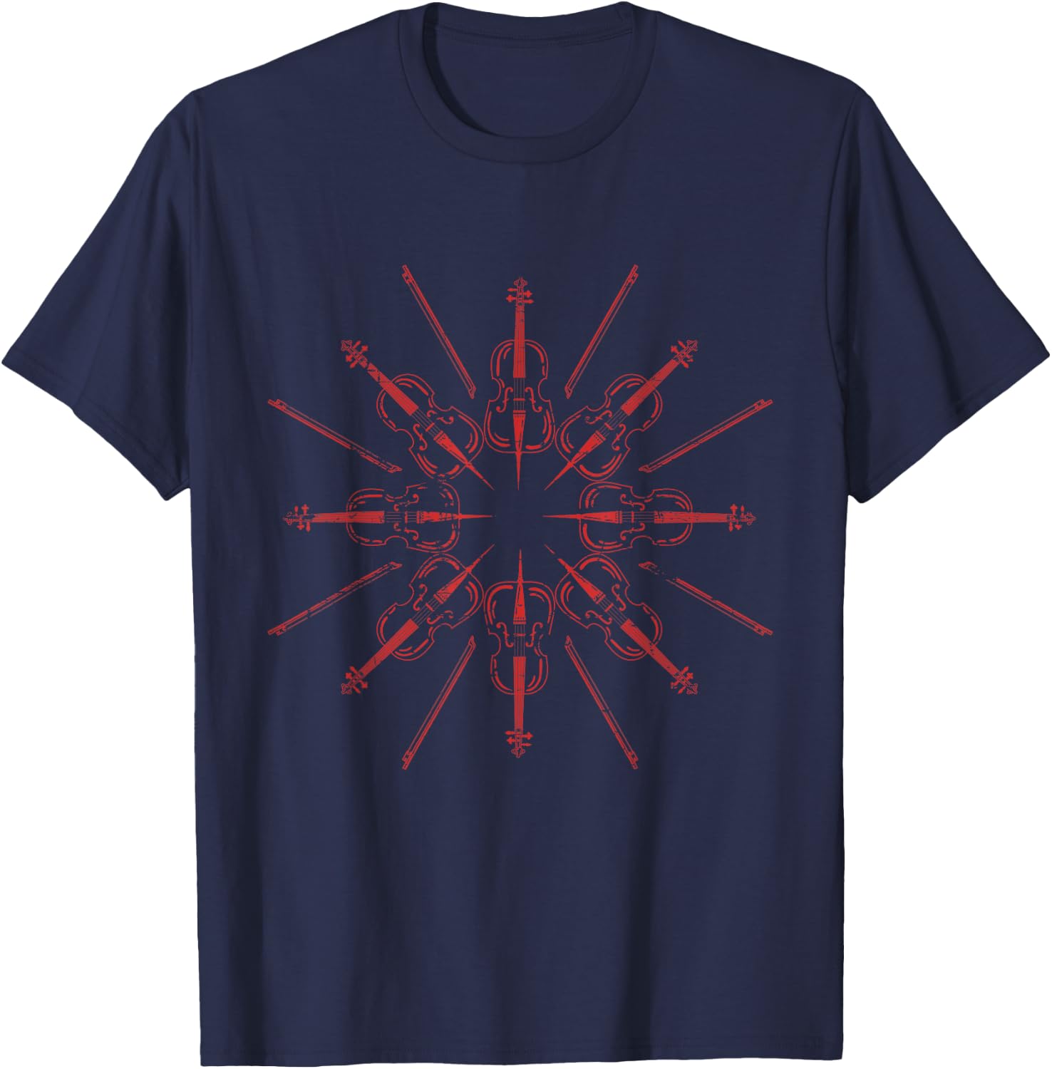 Cellists Music Gift Christmas Snowflake Cello T-Shirt