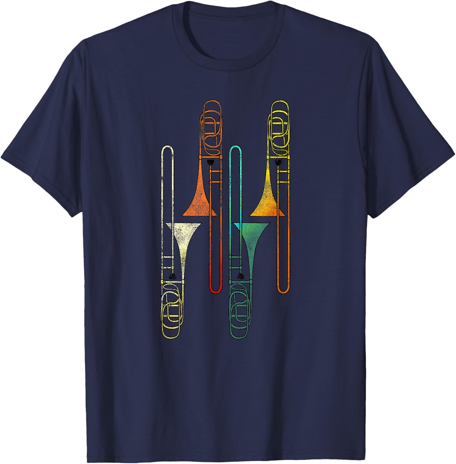 Retro Trombone - Jazz T-Shirt
