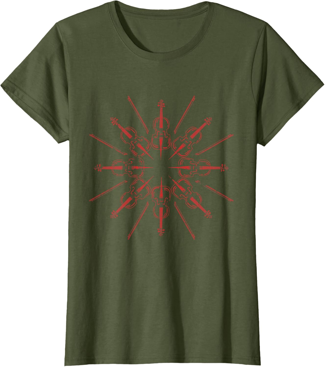 Cellists Music Gift Christmas Snowflake Cello T-Shirt