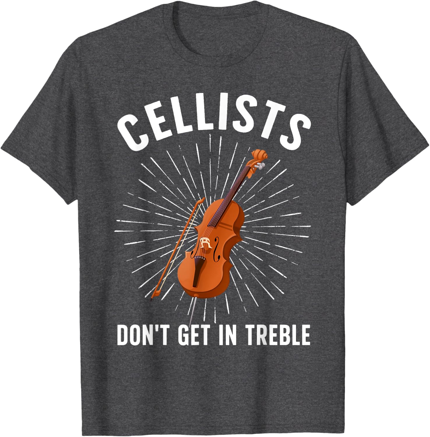 Best Cello Player Art for Men Women Kids Cello Lover Cellist T-Shirt