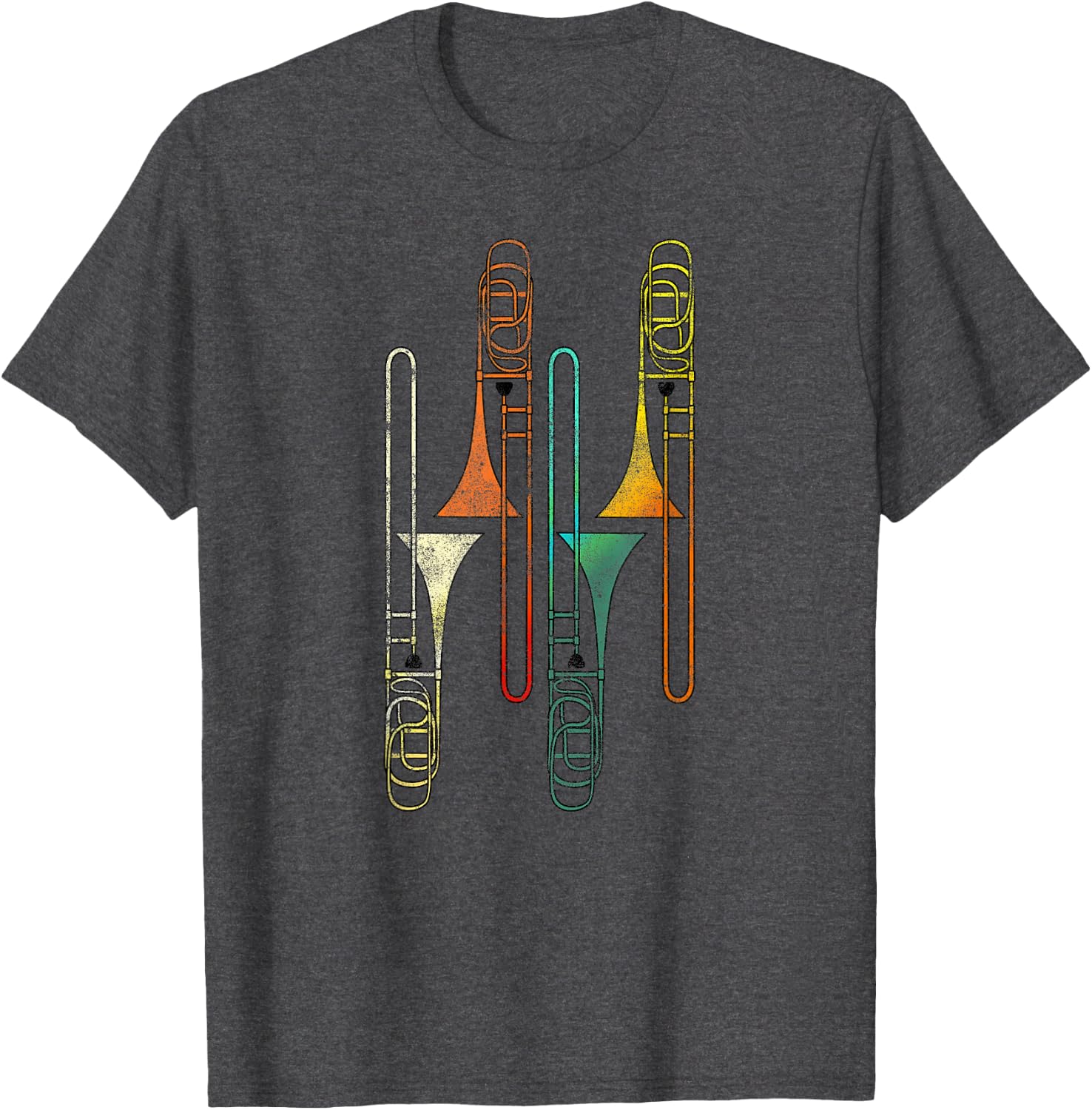 Retro Trombone - Jazz T-Shirt