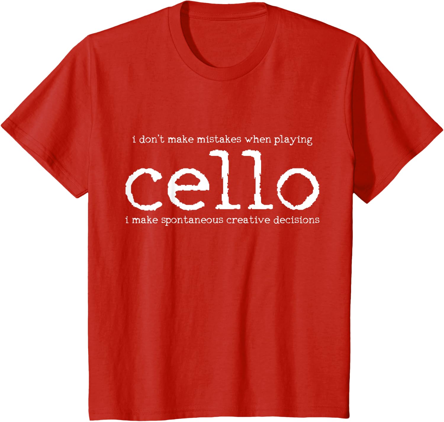 Cello Player Cellist Funny Gift T-Shirt Small