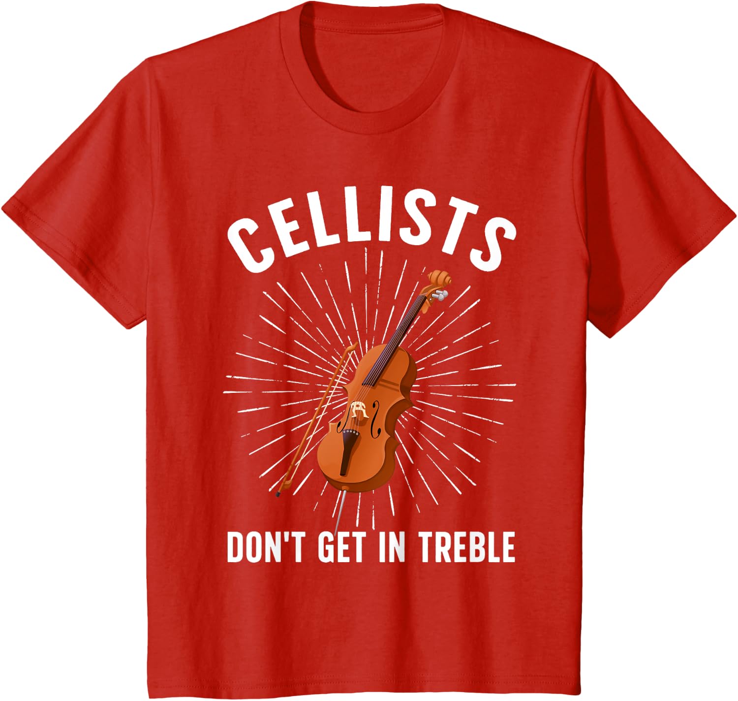 Best Cello Player Art for Men Women Kids Cello Lover Cellist T-Shirt