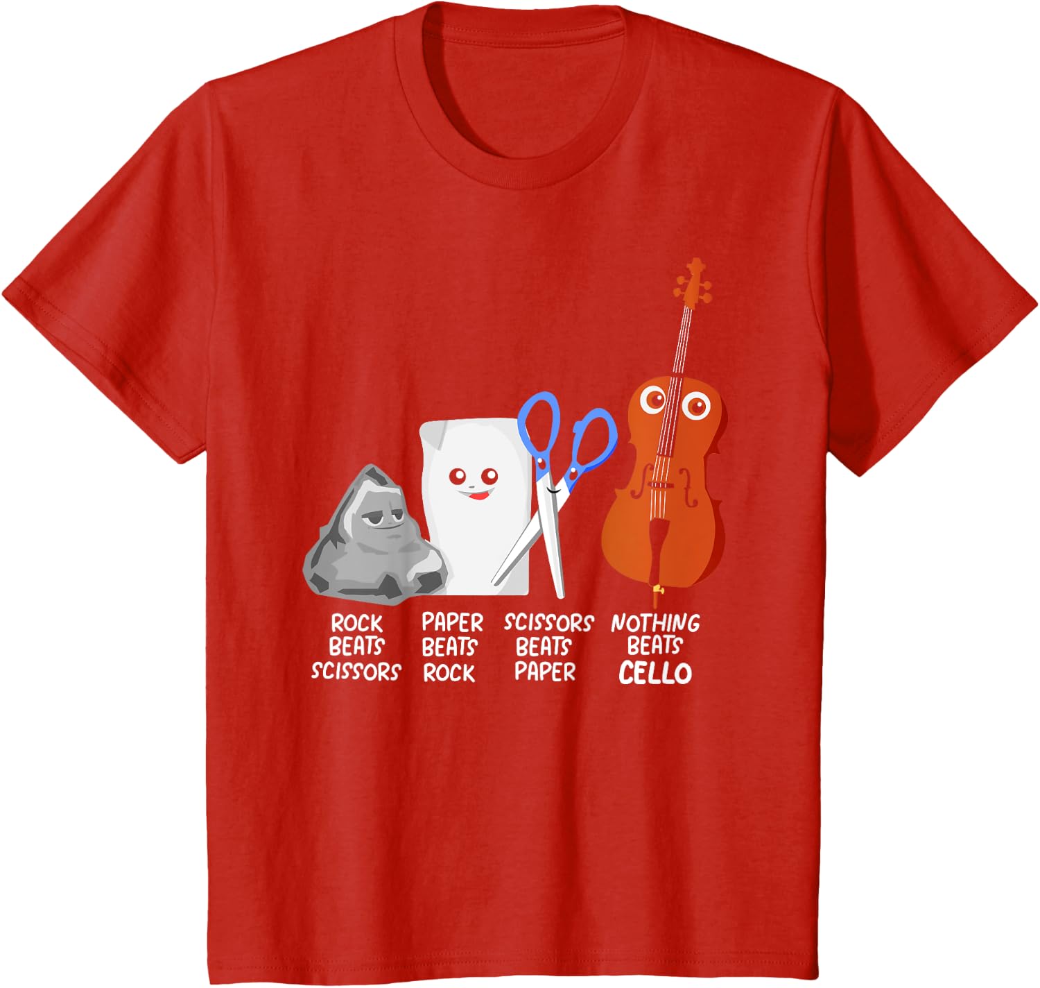 Nothing Beats Cello Quote Shirt Funny Cellist Gift Kids T-Shirt