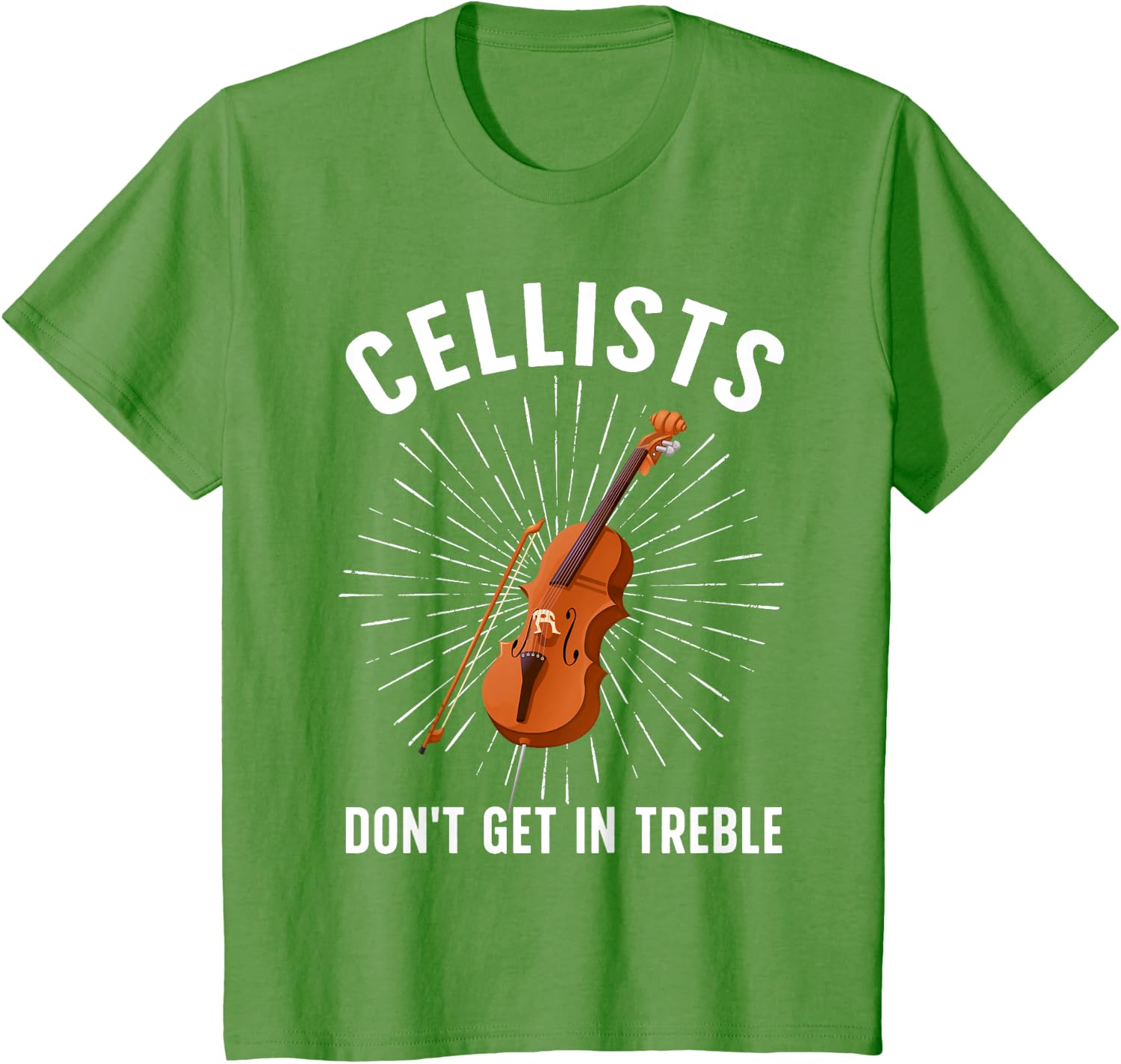 Best Cello Player Art for Men Women Kids Cello Lover Cellist T-Shirt