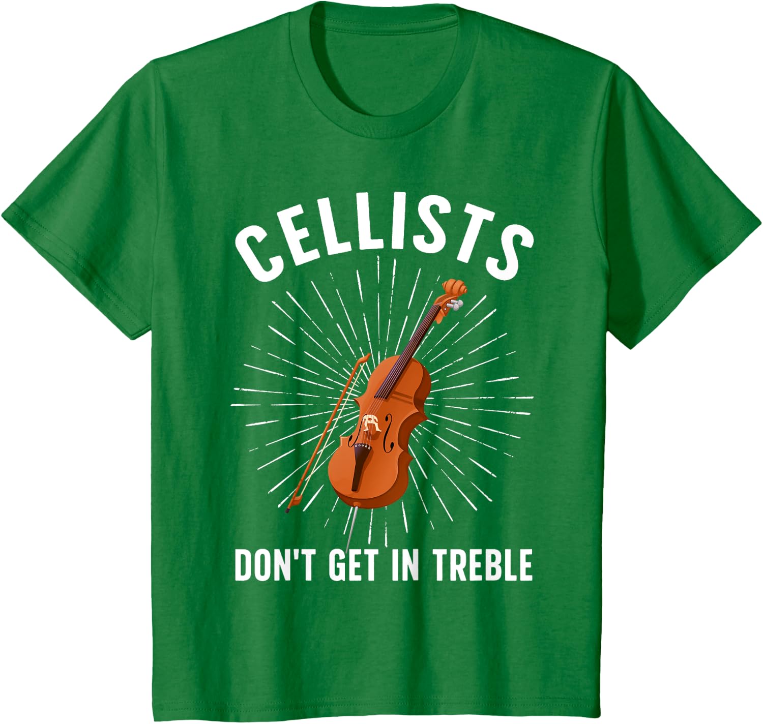 Best Cello Player Art for Men Women Kids Cello Lover Cellist T-Shirt