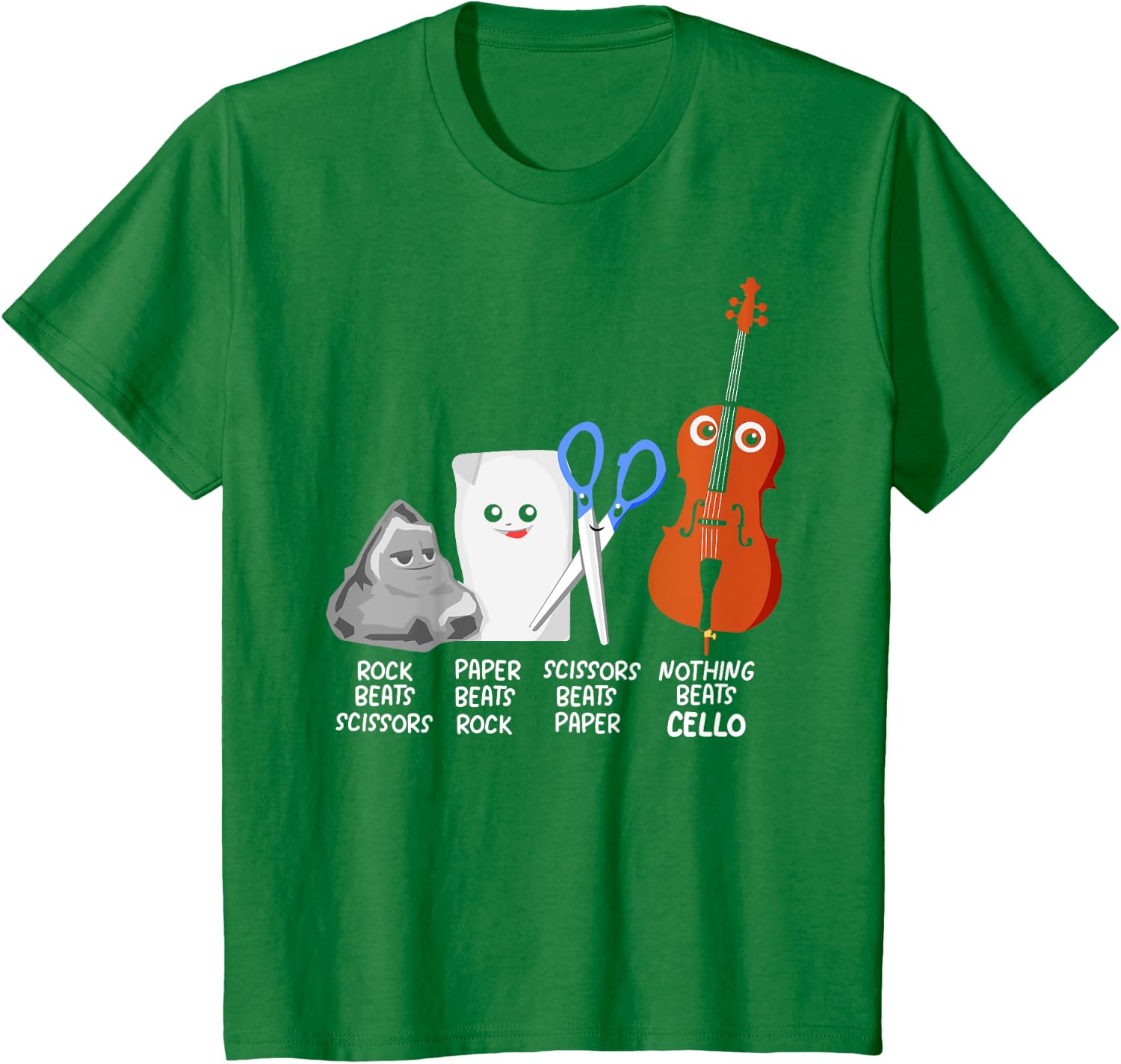 Nothing Beats Cello Quote Shirt Funny Cellist Gift Kids T-Shirt