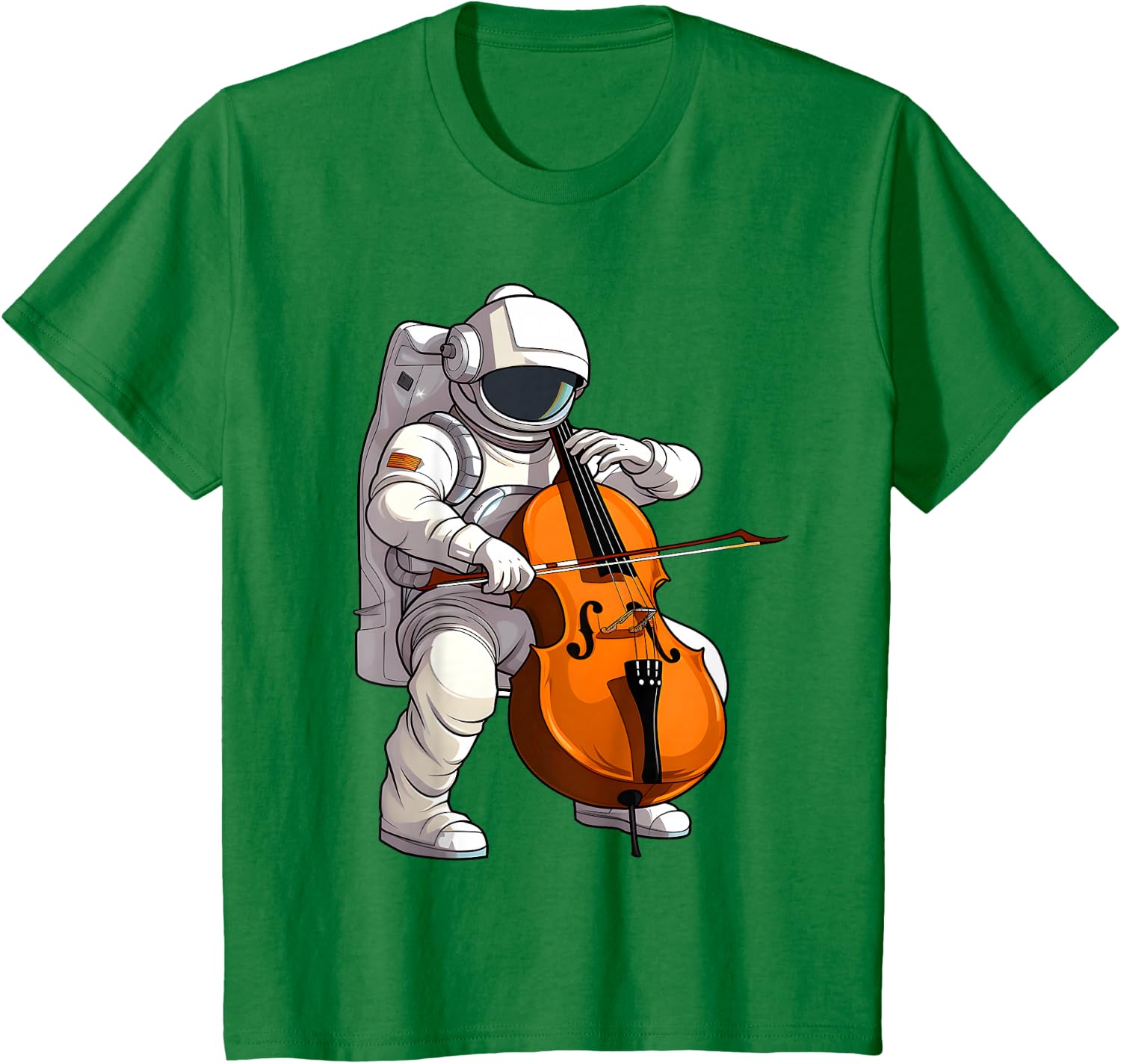 Cool Cello Art Cellist Music Cello Player Astronaut Design T-Shirt