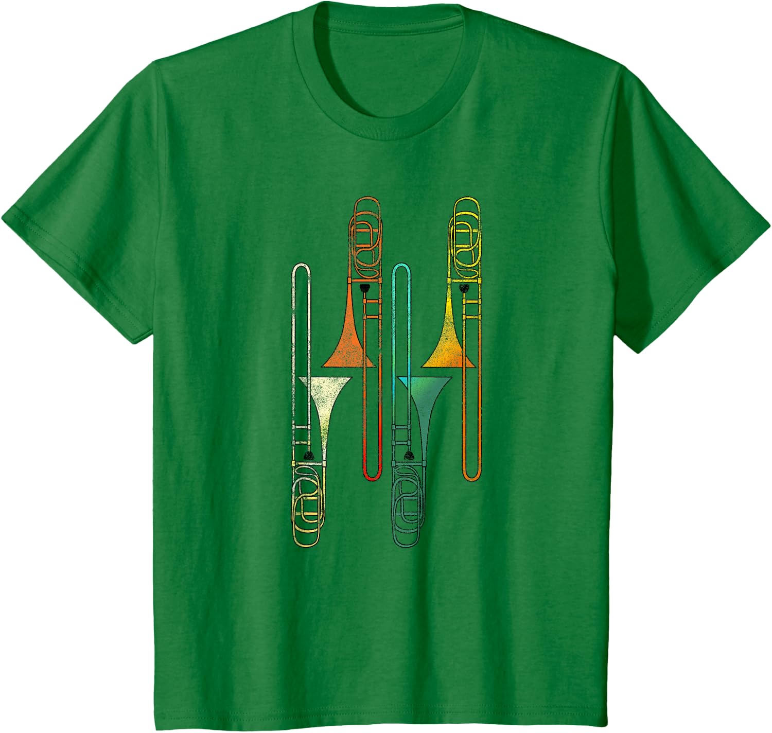 Retro Trombone - Jazz T-Shirt