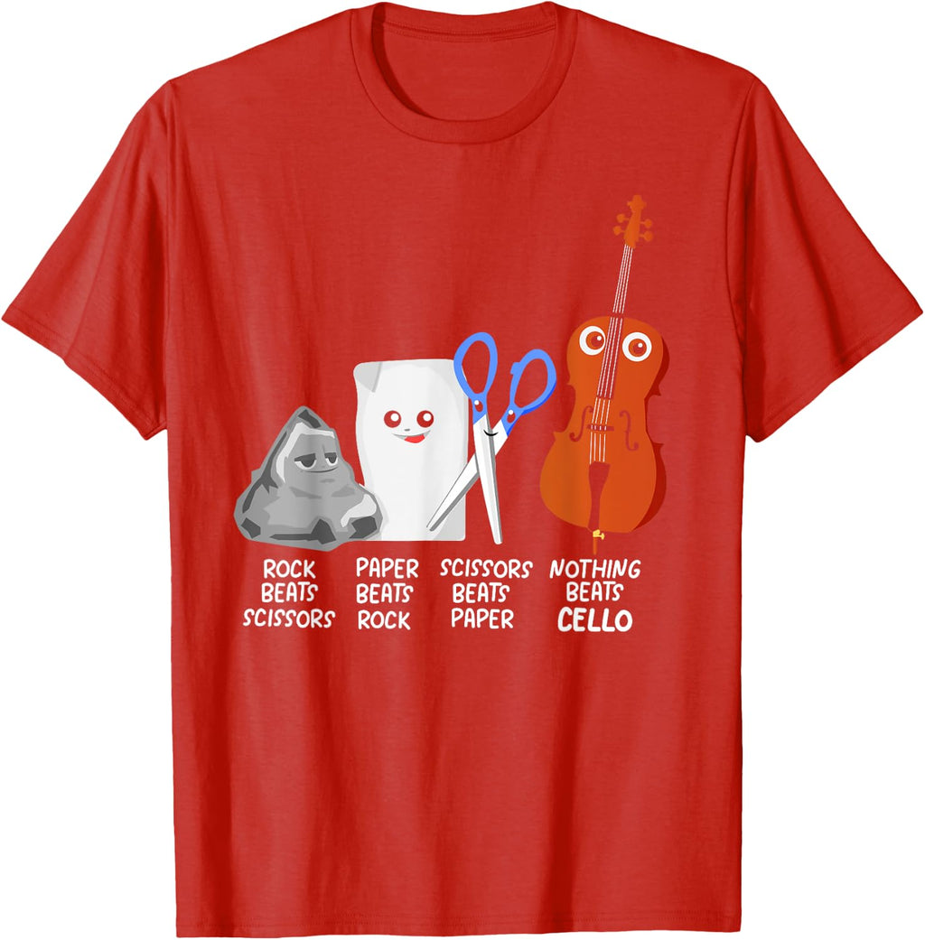 Nothing Beats Cello Quote Shirt Funny Cellist Gift Kids T-Shirt