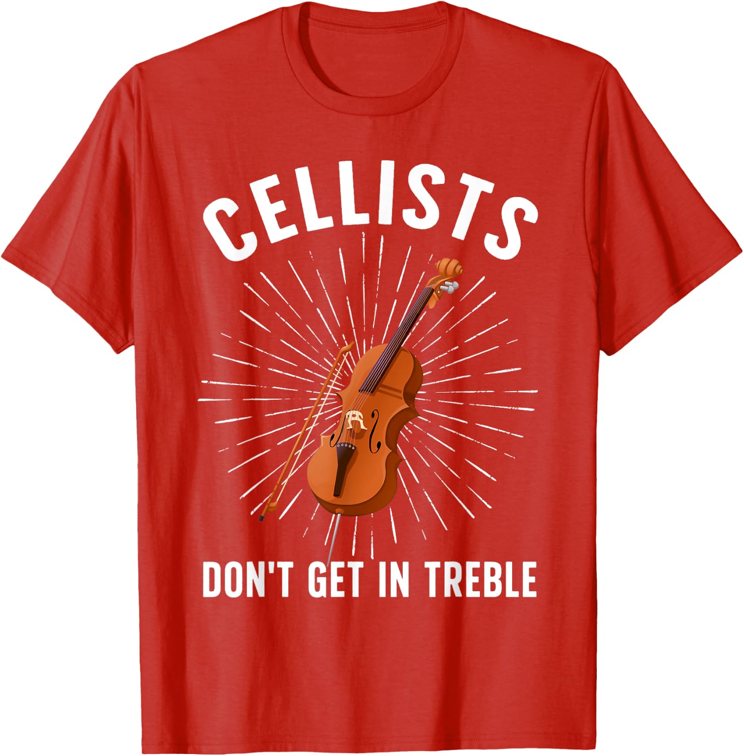 Best Cello Player Art for Men Women Kids Cello Lover Cellist T-Shirt