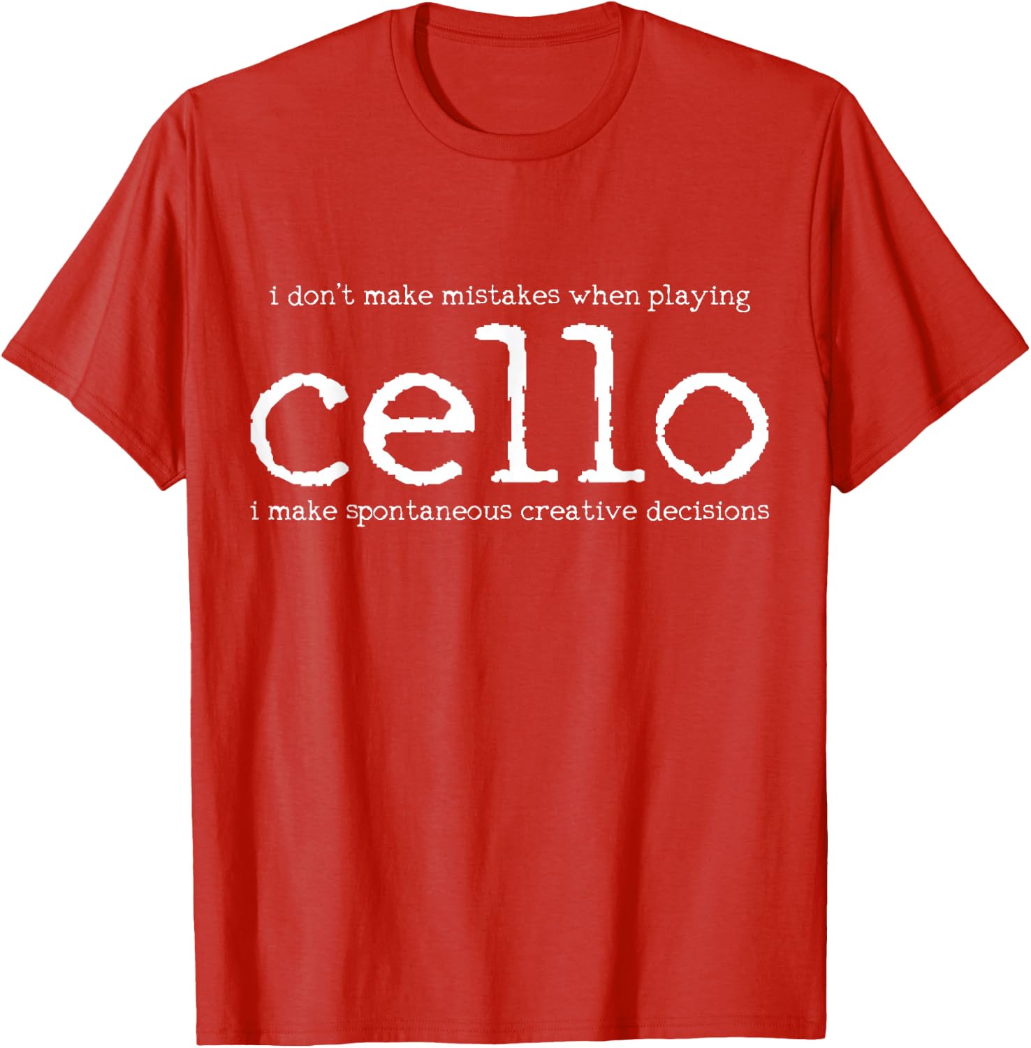 Cello Player Cellist Funny Gift T-Shirt Small