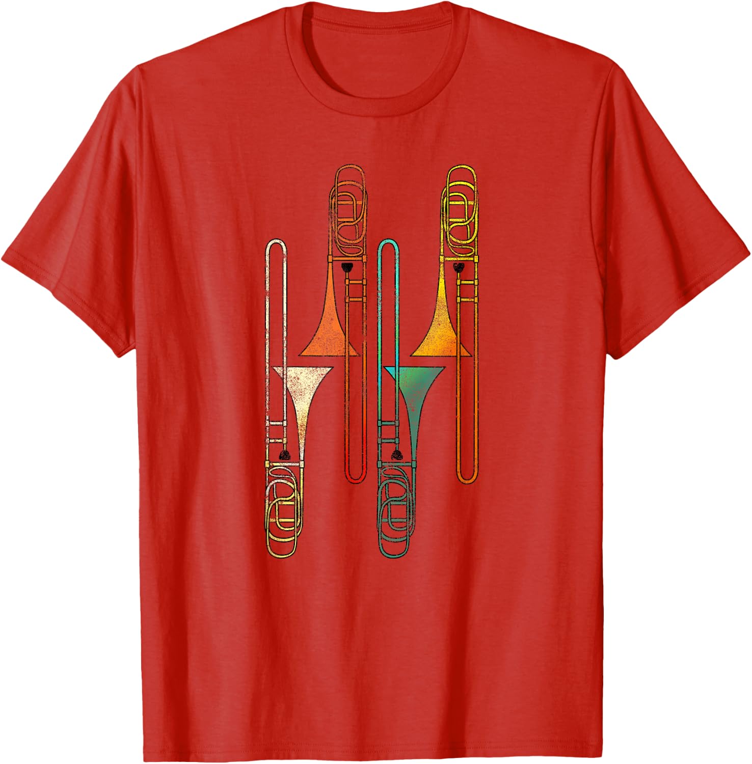 Retro Trombone - Jazz T-Shirt