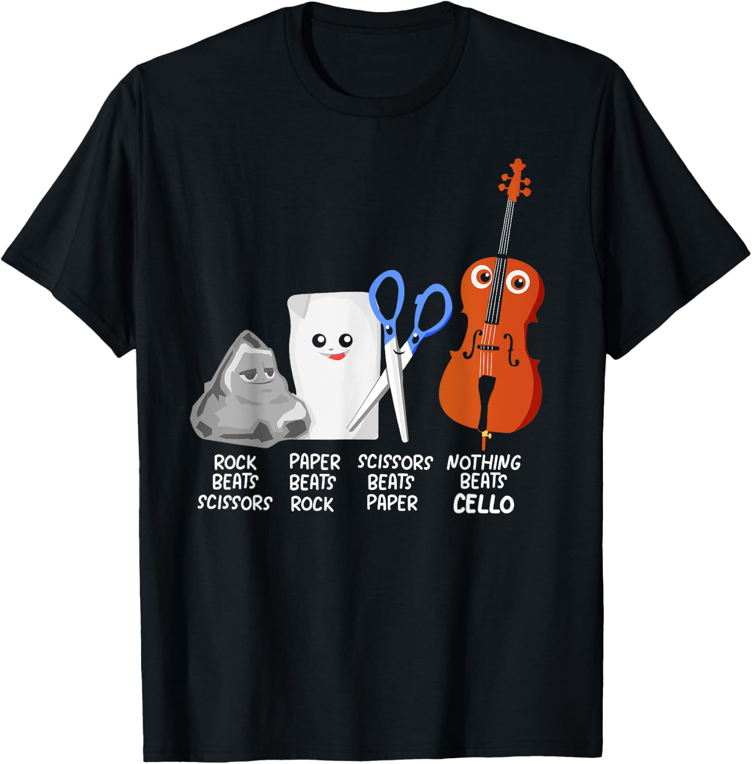 Nothing Beats Cello Quote Shirt Funny Cellist Gift Kids T-Shirt