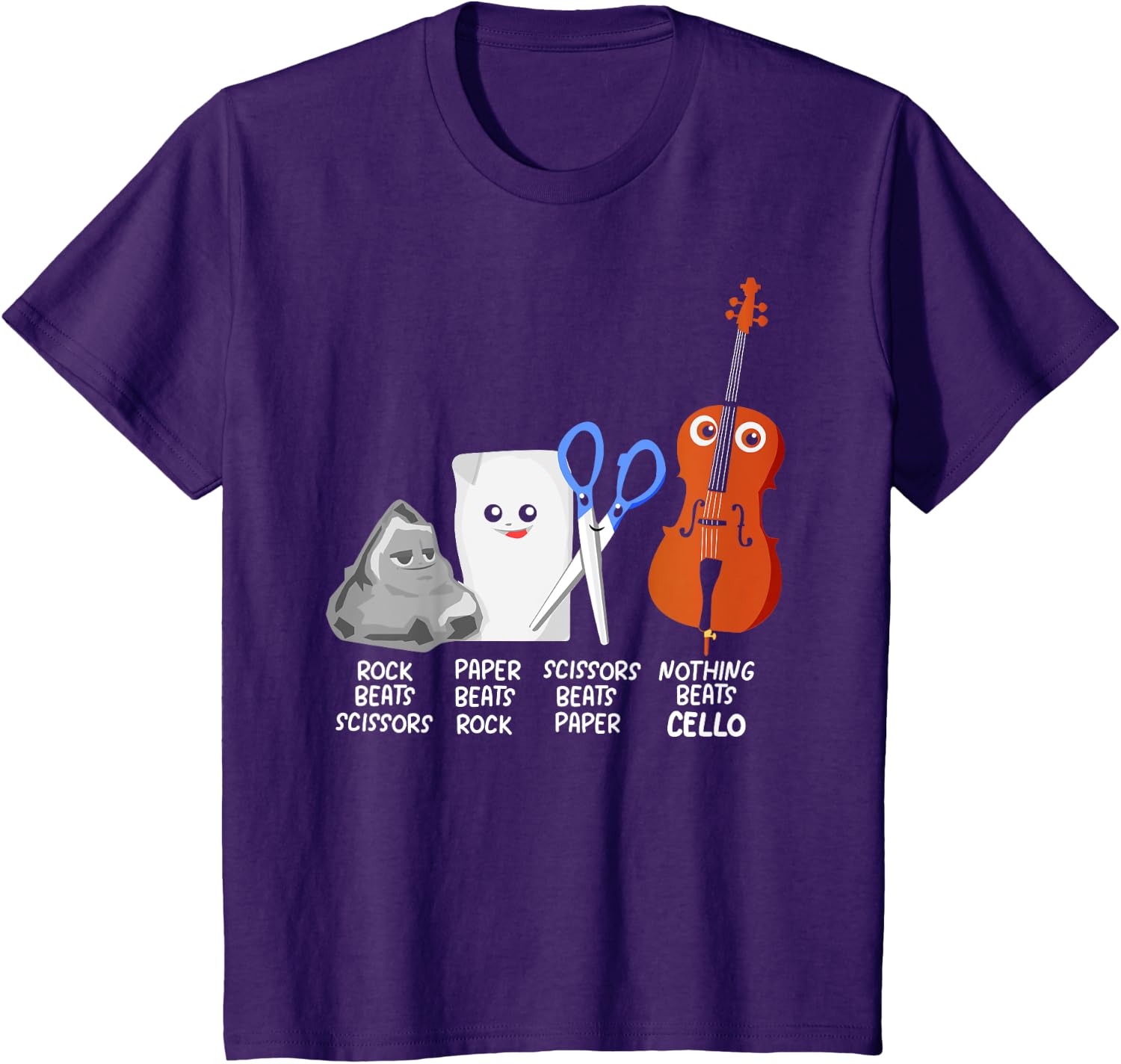Nothing Beats Cello Quote Shirt Funny Cellist Gift Kids T-Shirt